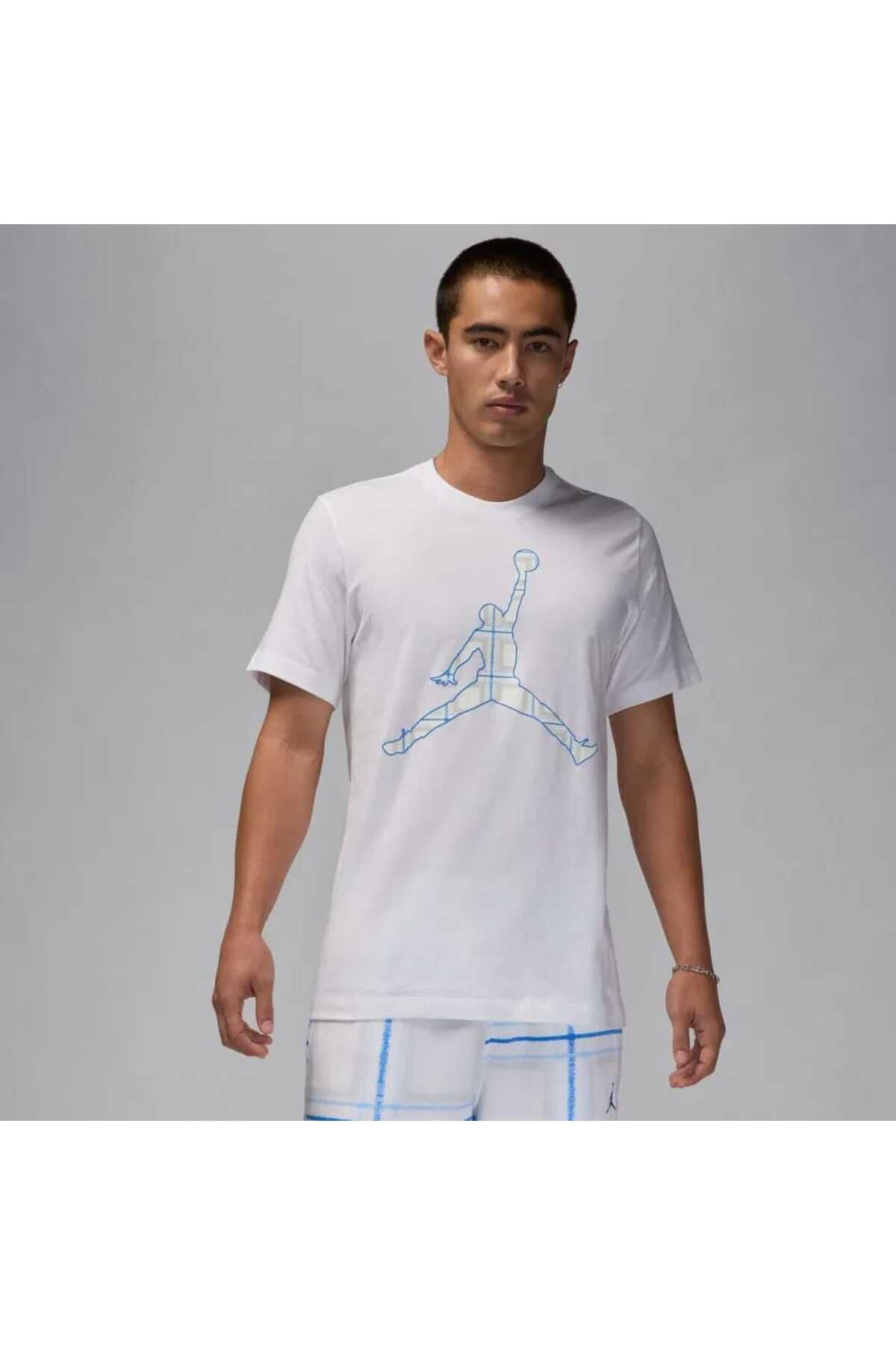 Nike Jordan Günlük Stil Erkek Pamuklu T-Shirt