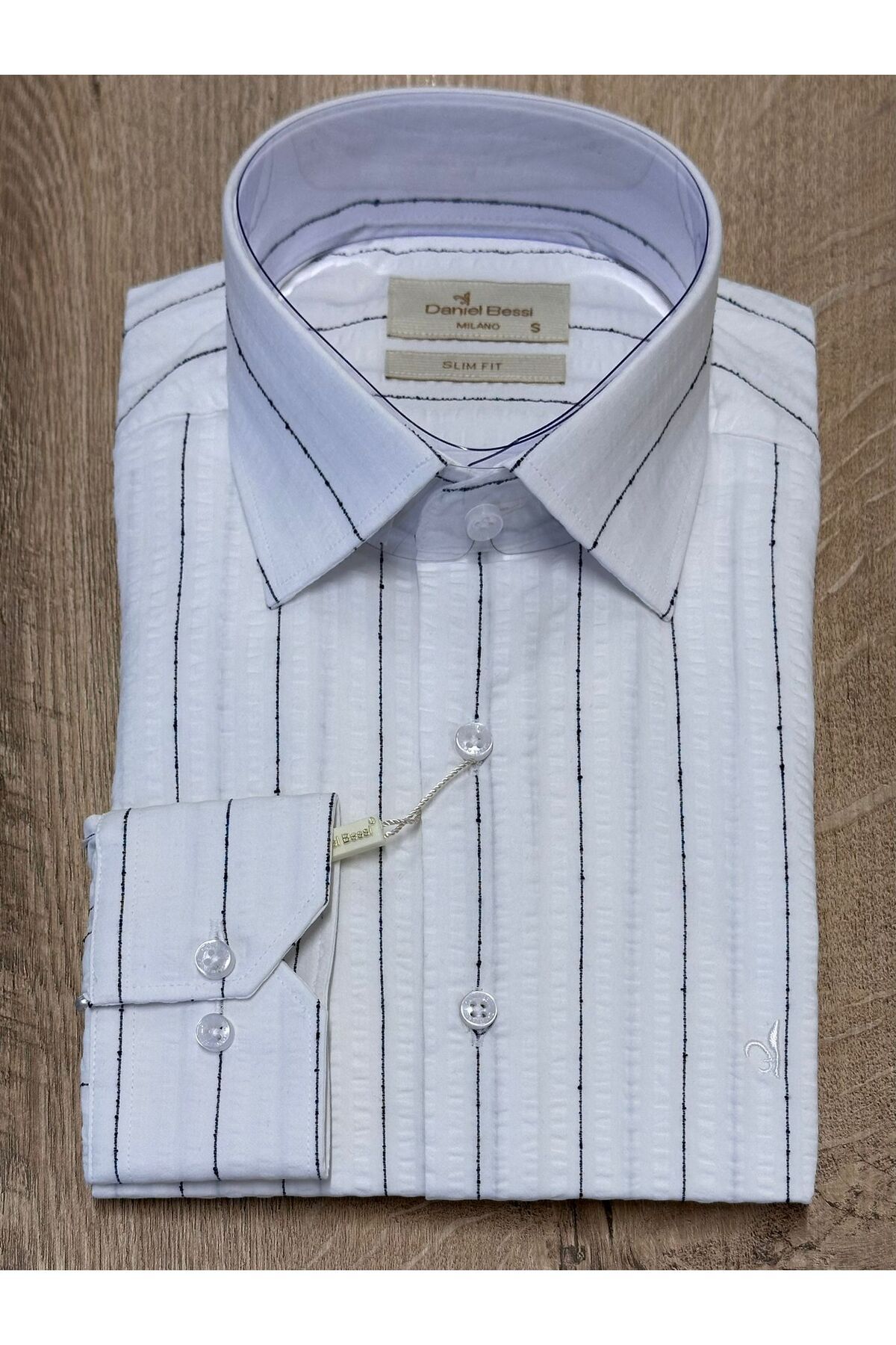 Daniel Bessi Slim Fit %100 Pamuk Erkek Gömlek