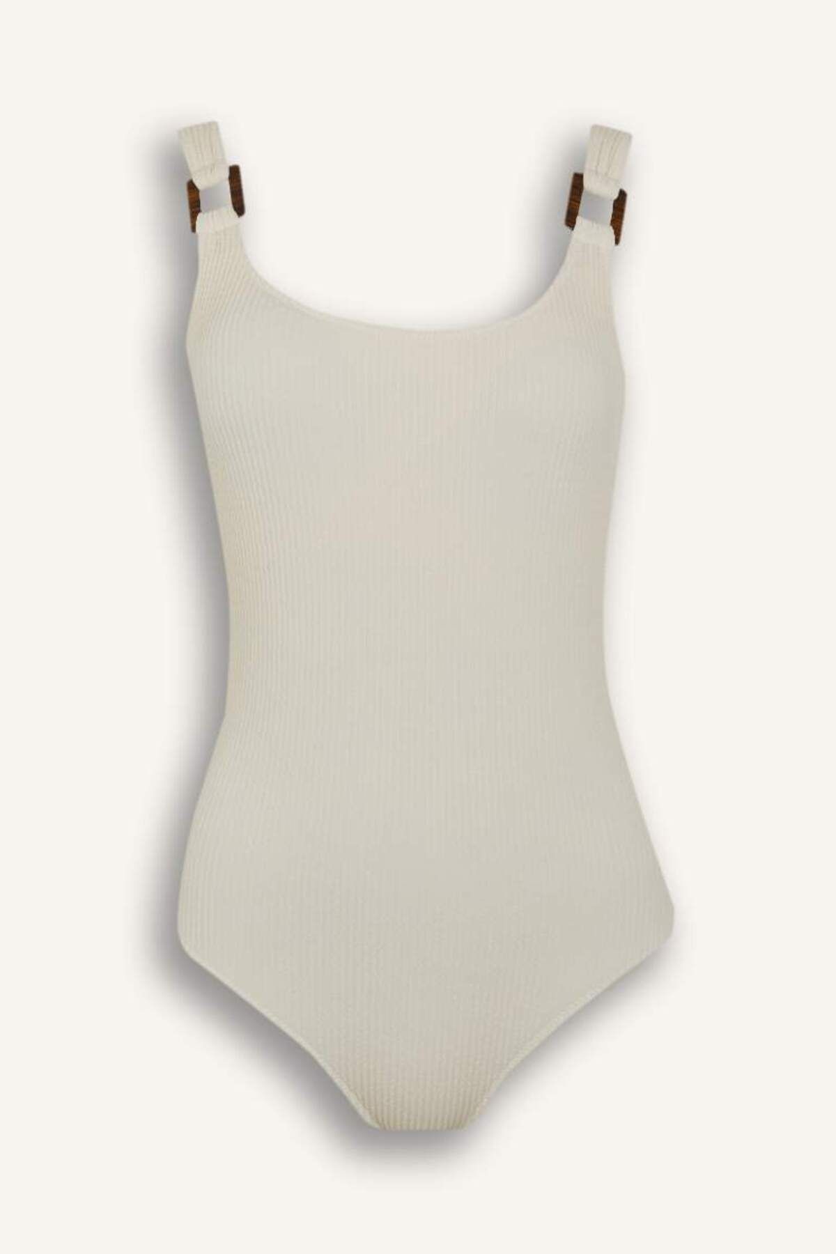 DeFacto Yeni Sezon Regular Fit Bürümcük Mayo-Fall in Love