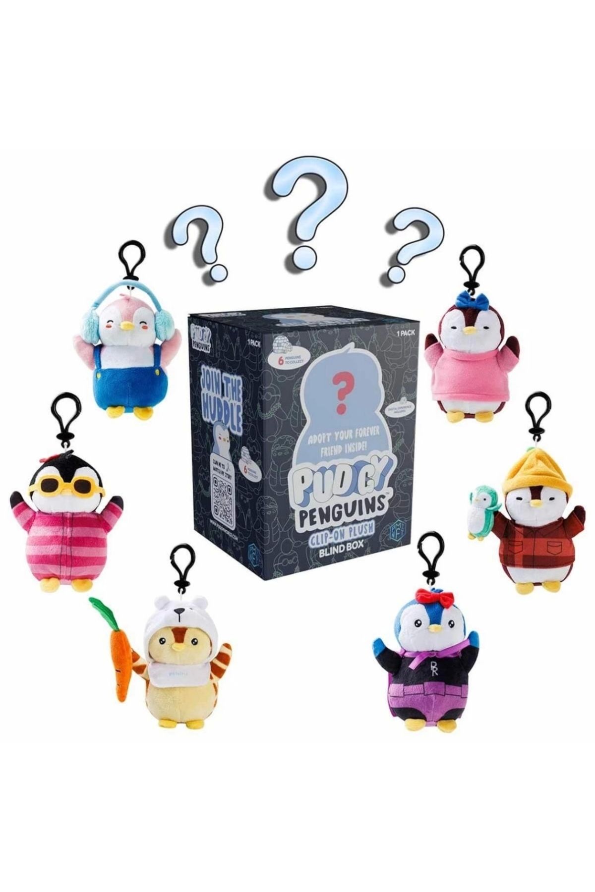 OurStyles Pudgy Penguins Anahtarlık Klipsi Sürpriz Paket