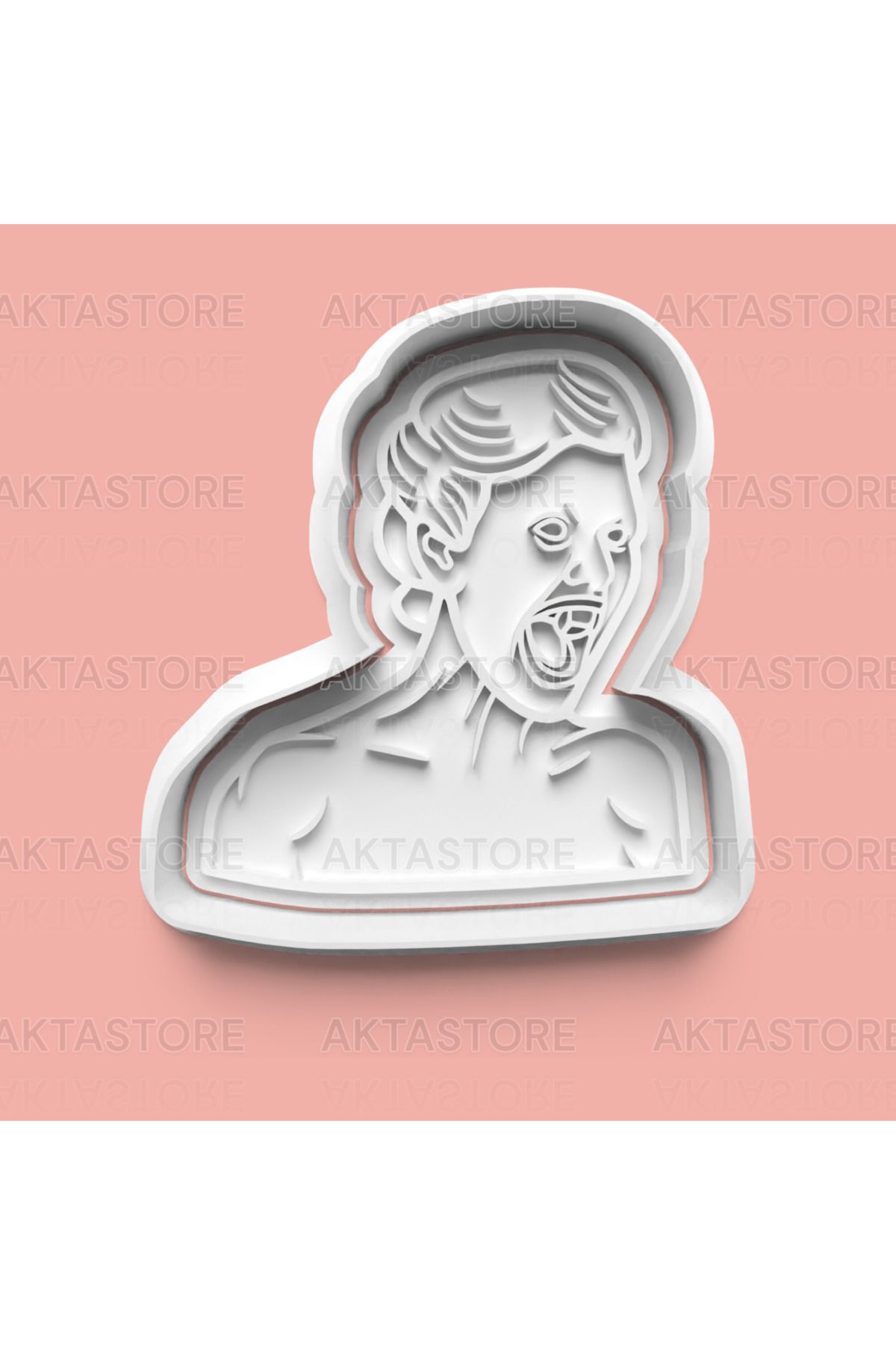 AKTASTORE Korkunç Surat Figürlü Kurabiye Kalıbı