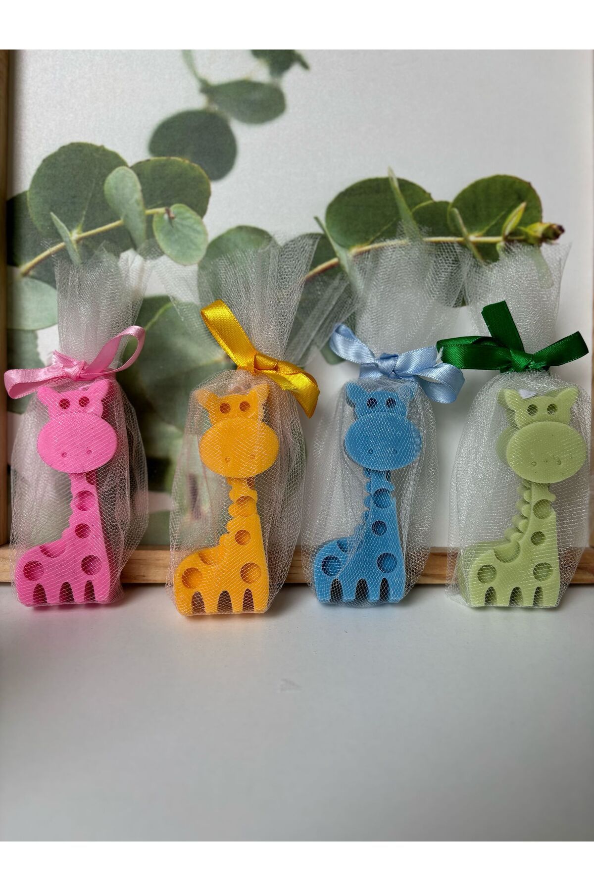 lilium candles Zürafa mum - 10 adettir - doğumgünü hediyesi hediyelik mum