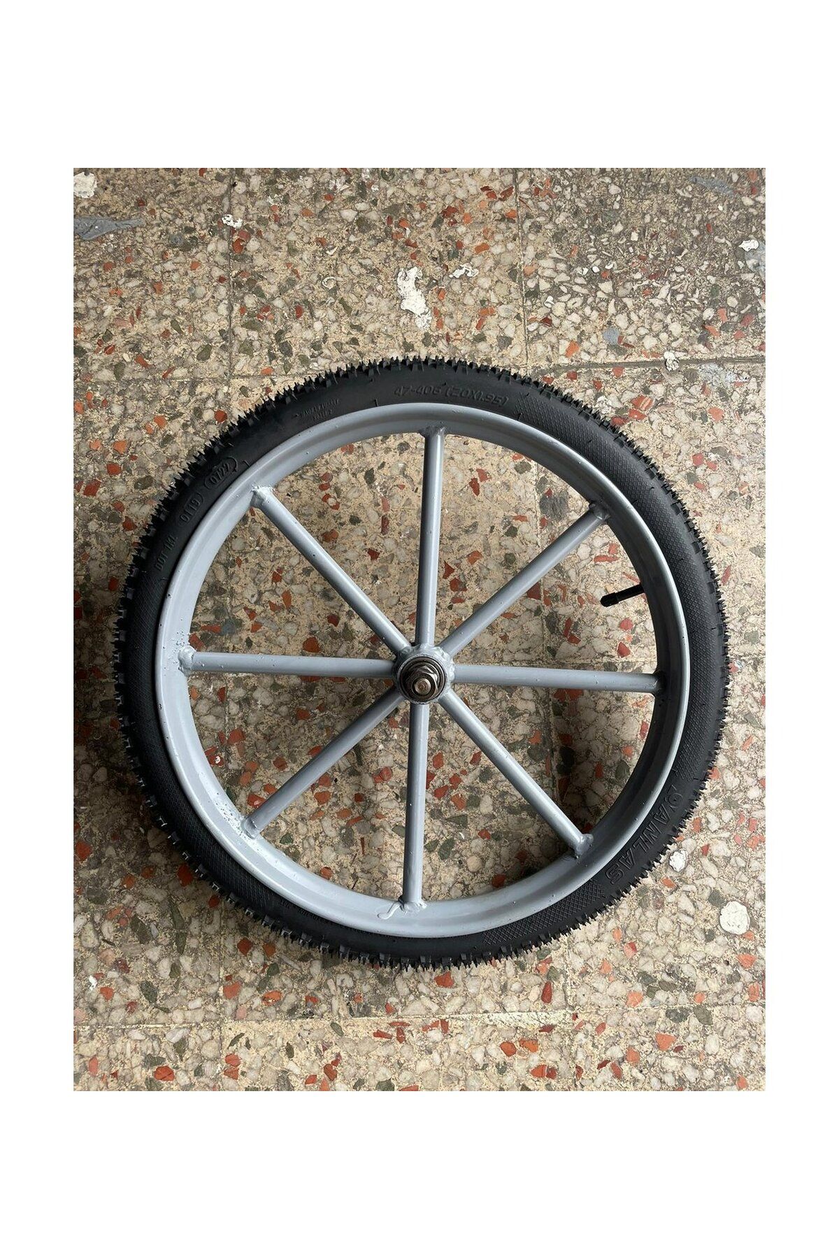 Kuzgun Ticaret Seyyar Tezgah / Araba Tekerleği 65 cm - Borulu Jant (Jant Boyu:50 cm)