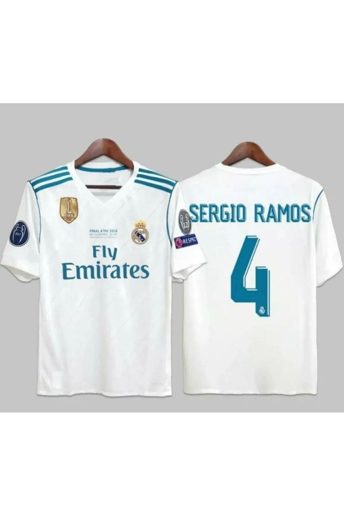 MONTENERO 2018 Kiev Şampiyonlar Ligi Finali Sergio Ramos Forması (Kısa kol)