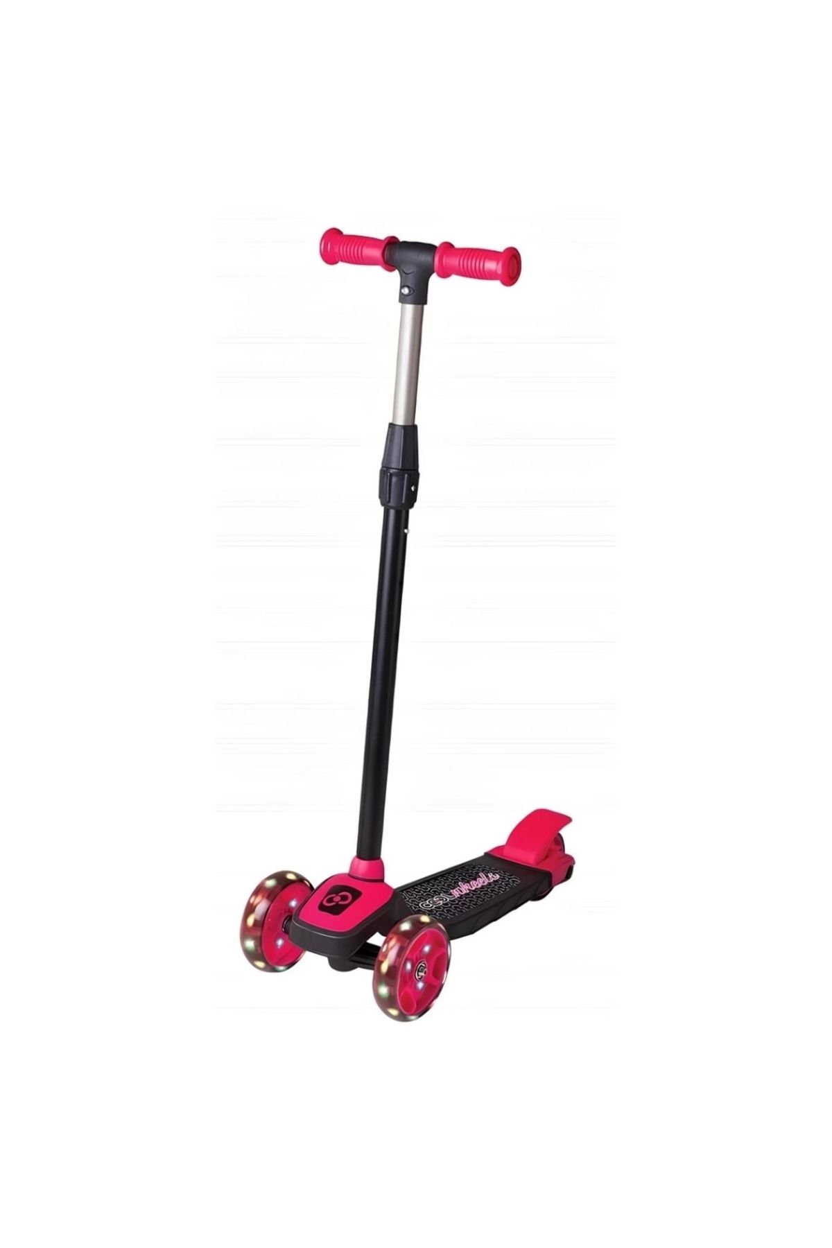 OurStyles Işıklı Twist Scooter Pembe - Şık Ve Zarif Tasarım