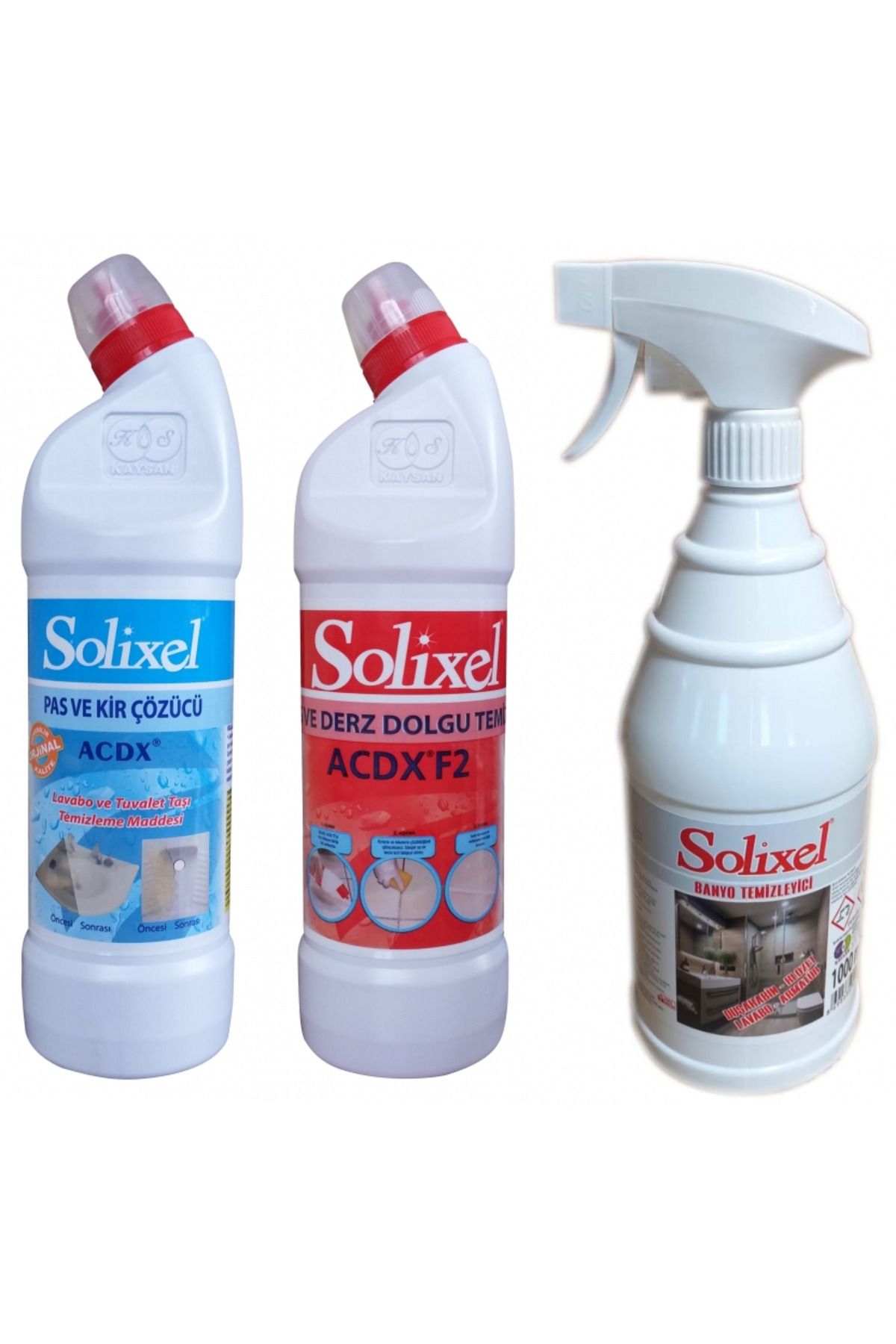 SOLİXEL 3'lü Temizlik Paketi