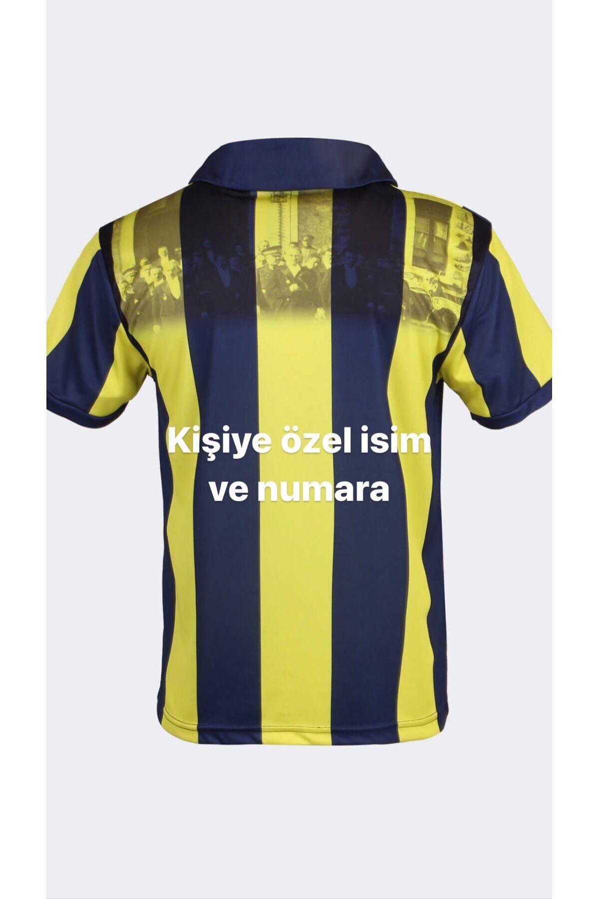 Quaxram Kişiye Özel Isim Ve Numara Baskılı-f.en.er.bâhce-100.yıl-futbol Forması-Cubuklu