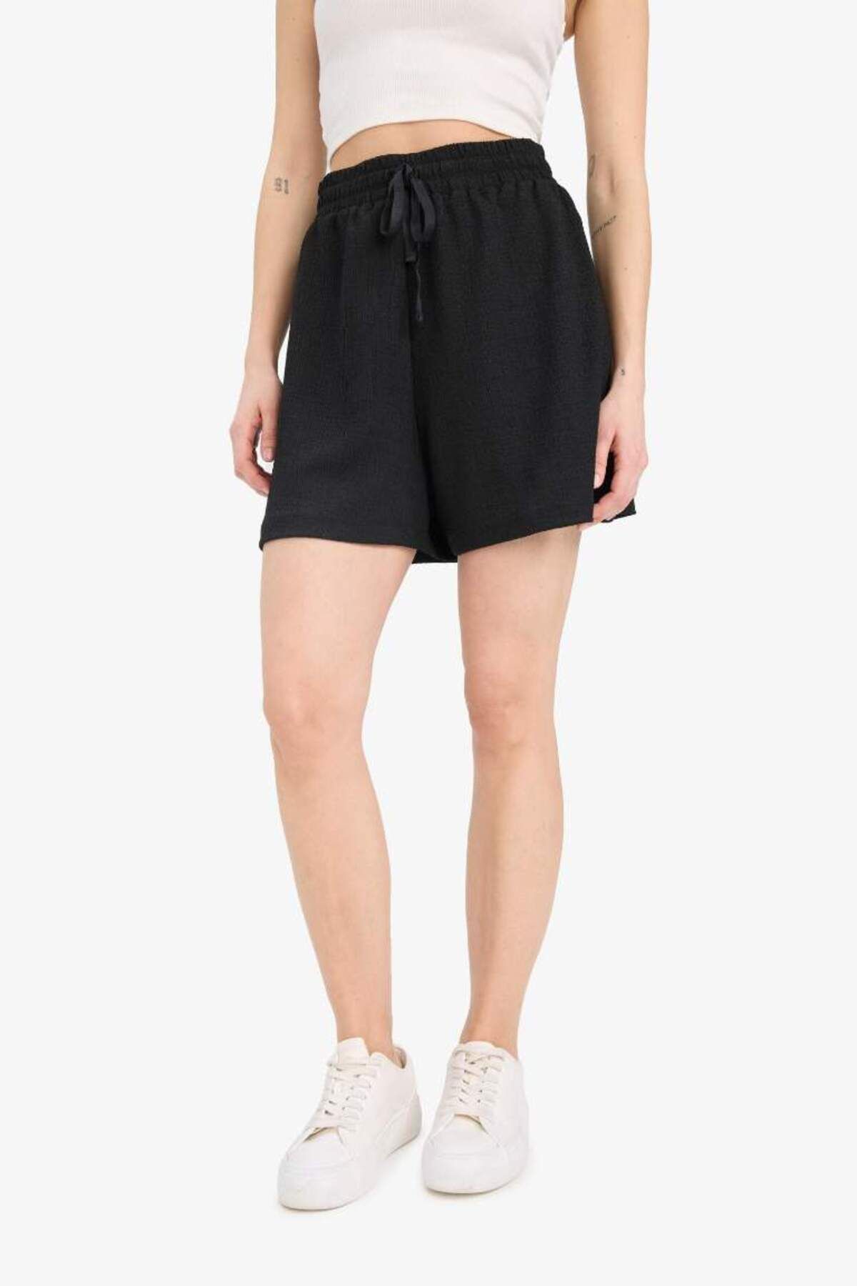 DeFacto Yeni Sezon Coool Loose Fit Bürümcük Şort