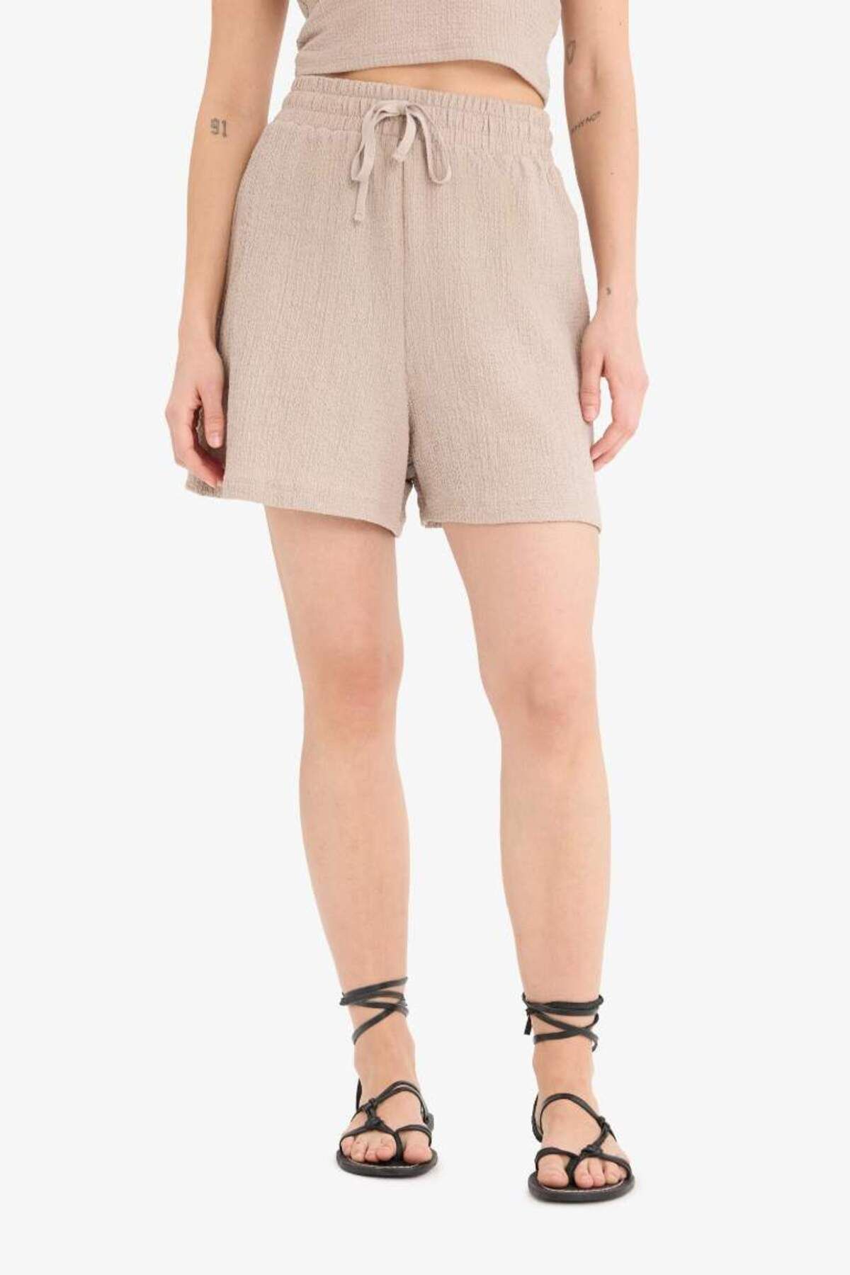 DeFacto Yeni Sezon Coool Loose Fit Bürümcük Şort