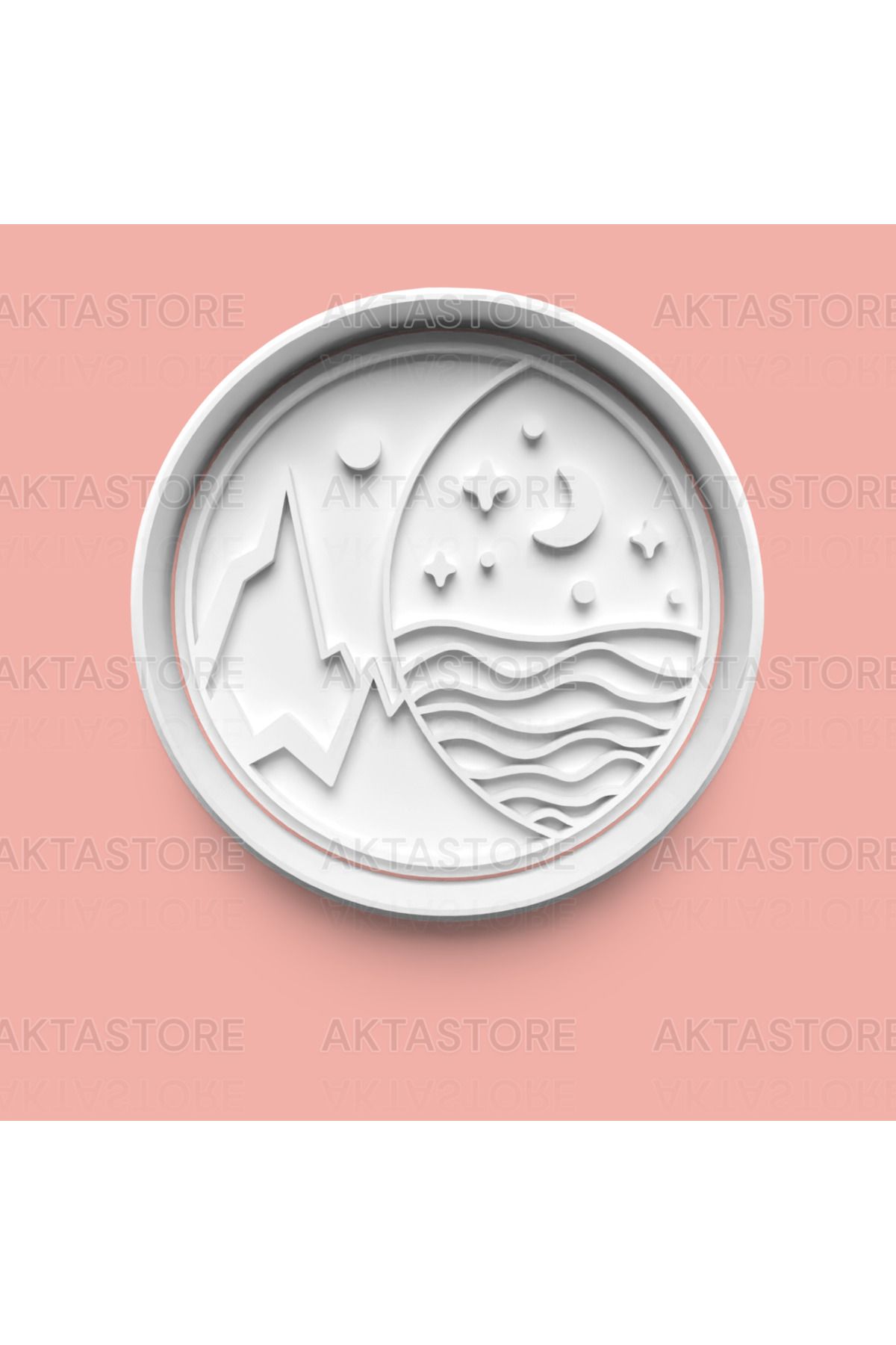 AKTASTORE Gezegen Figürlü Kurabiye Kalıbı