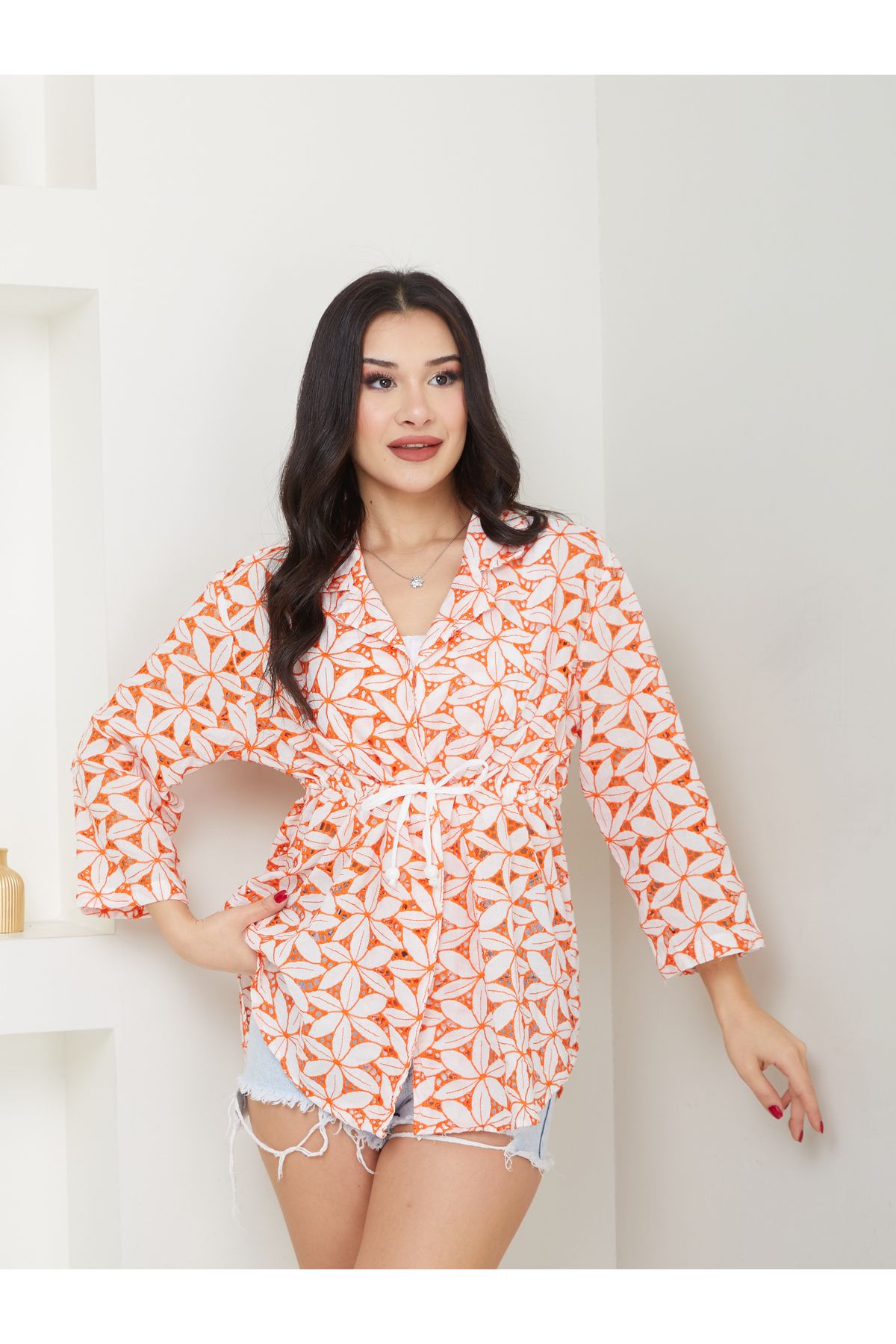 AKA Butik Kadın, Önden Bağlamalı Ceket