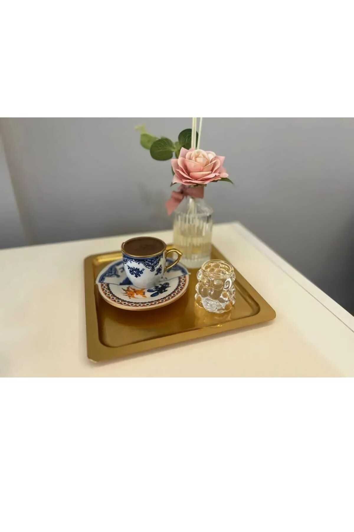 ÇEÇEN HOME 6 Adet (6PCS) Boncuk/üzüm Kahve Yanı Bardağı Pinterest (75ML)