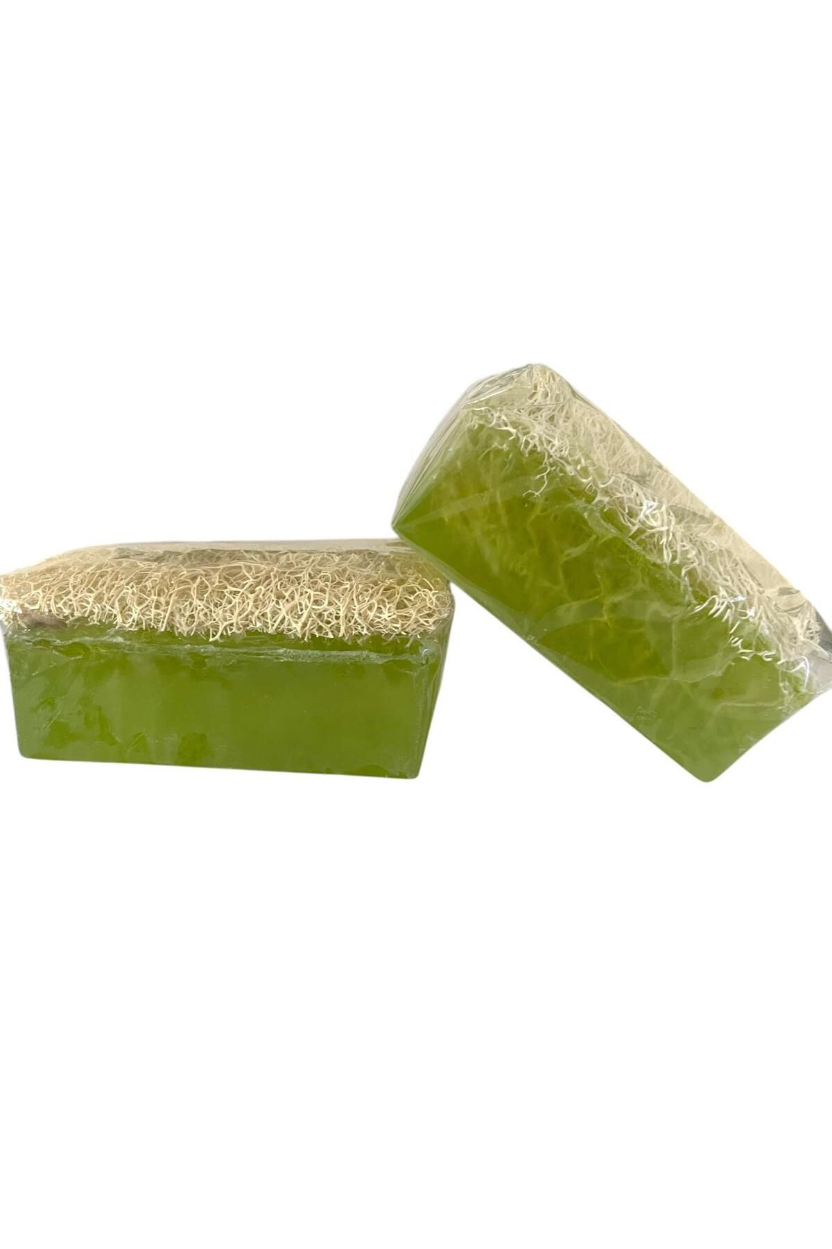 ALJEN ORGANİC Doğal Kabak Lifli Zeytinyağlı Sabun 130 gr (1 ADET)