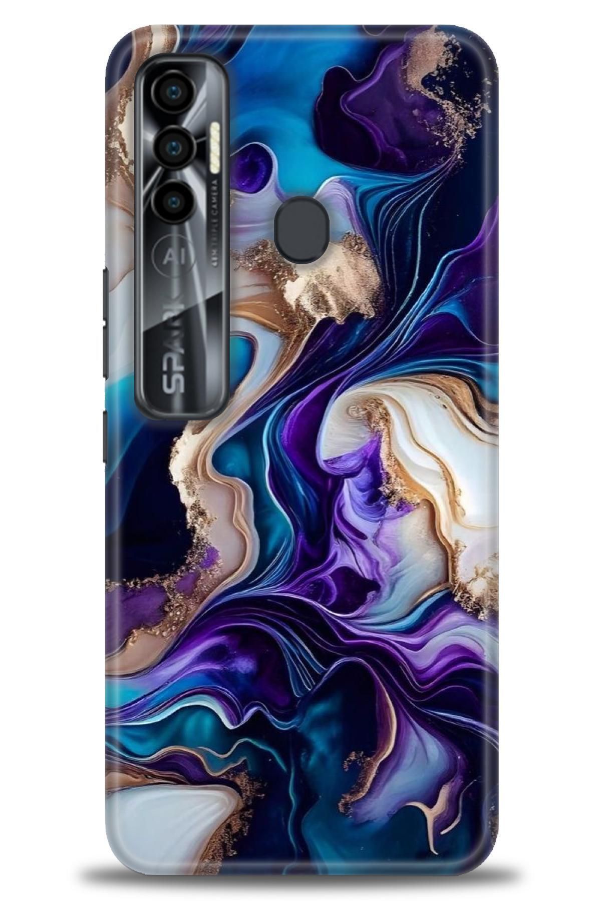 TECNO Spark 7 Pro İle Uyumlu HD Baskılı Kılıf - Karışık Seri - 401