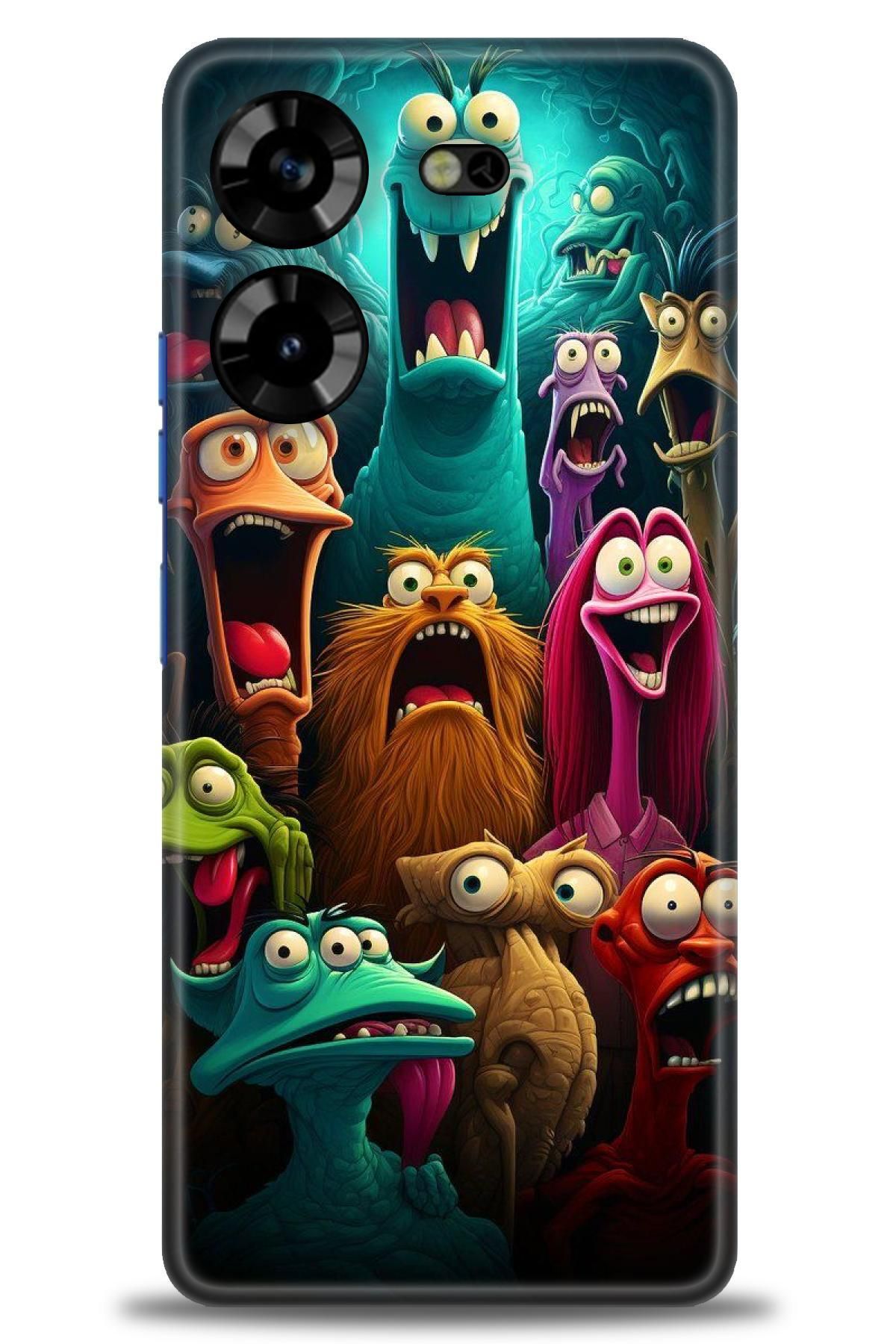 TECNO Pova 5 İle Uyumlu HD Baskılı Kılıf - Karışık Seri - 481