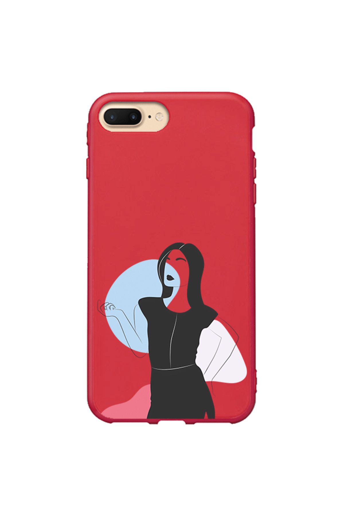 Royaleks iPhone 7 Plus Lansman Kılıf - Art Woman 1