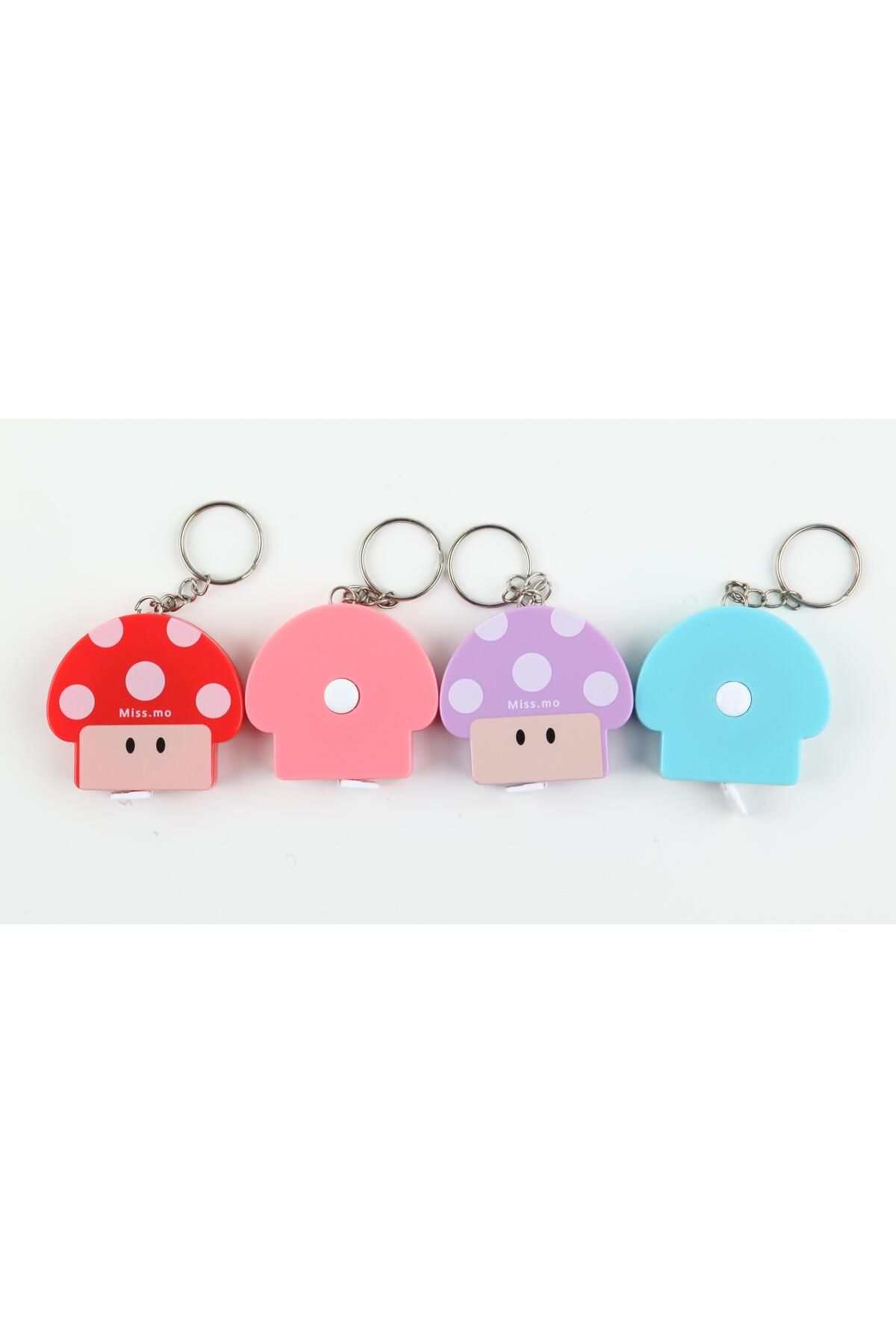 ŞERİFOĞLU-Mushroom Tape Measure Set of 4 Different Colors 3
