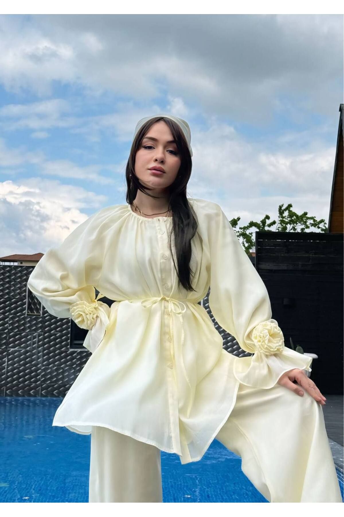 Makarina KADIN PREMİUM KALİTE PAMUK VUAL TAKIM