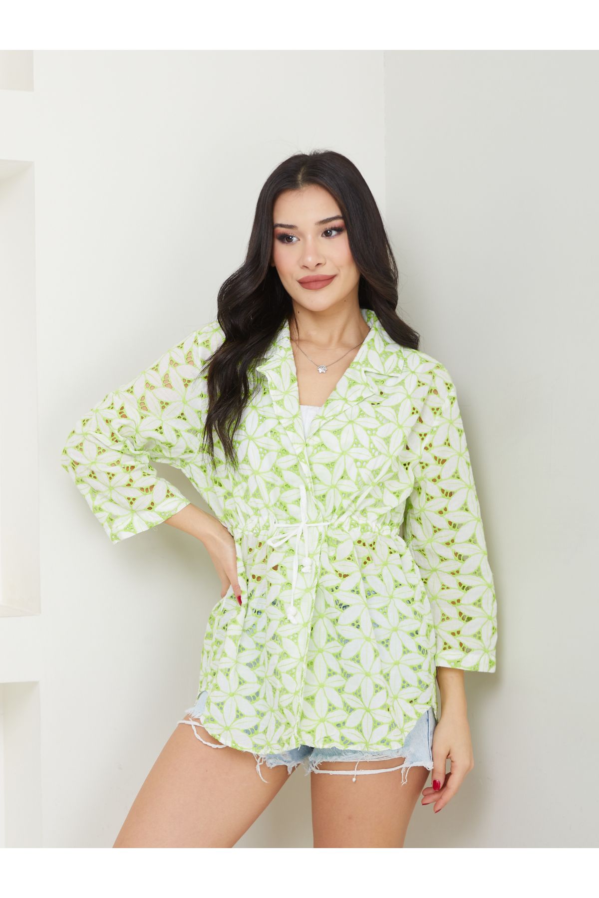 AKA Butik Kadın, Önden Bağlamalı Ceket