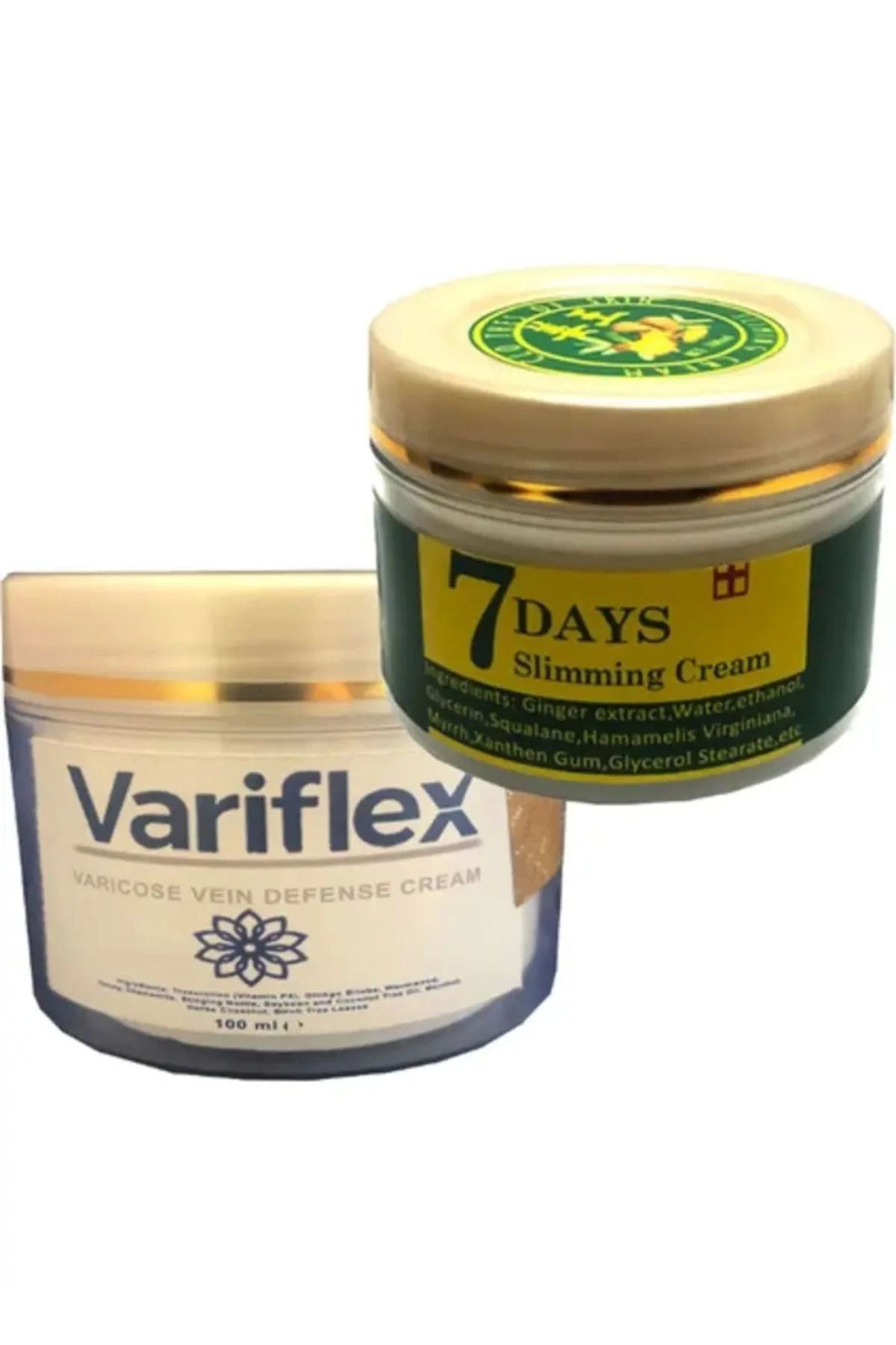 hayalimsah Variflex 100 ml Bacak Krem + 7days Slimingcream Yaz Hazırlığı Krem