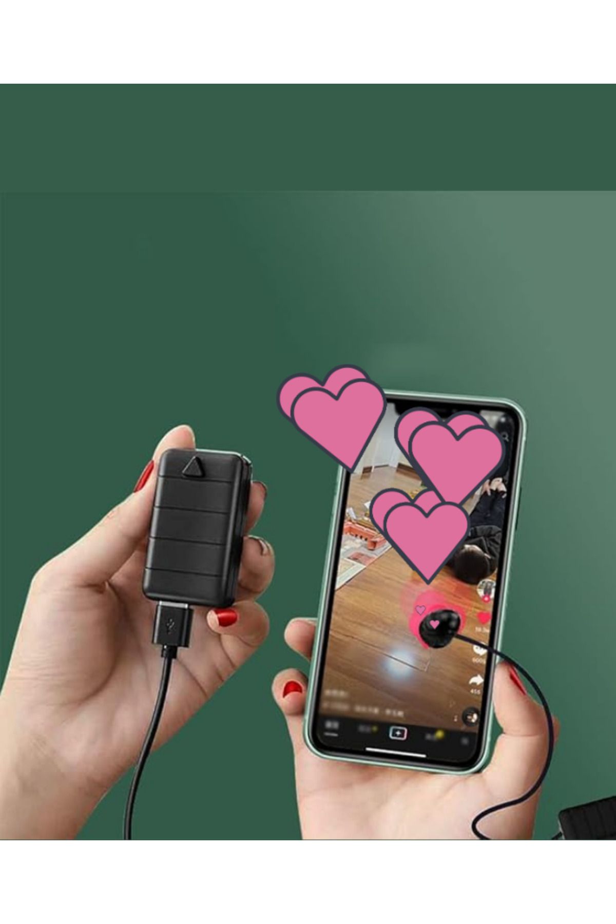 Luliana Otomatik Akıllı Clicker – TikTok Canlı Yayınlar İçin Sessiz Ekran Tıklayıcı Cihaz (USB ile Çalışır