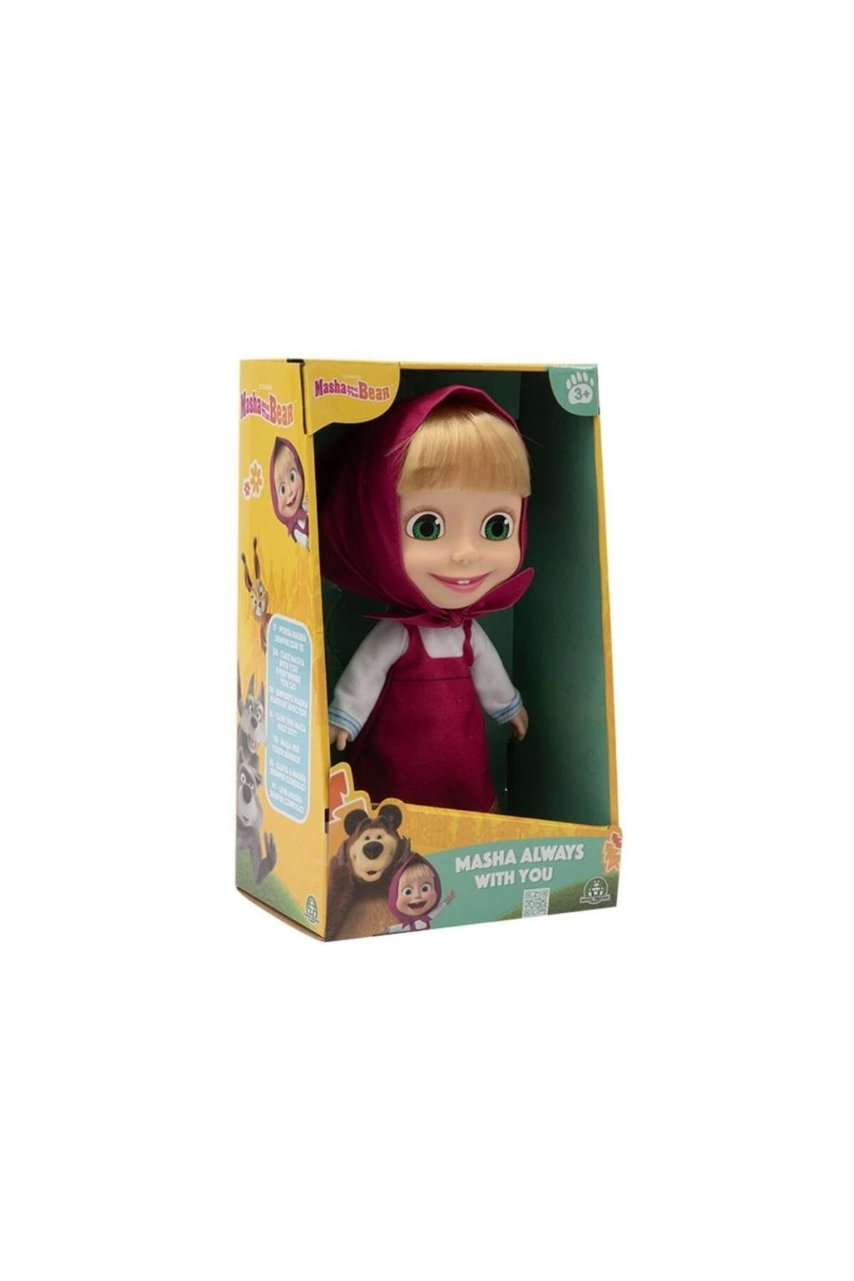 OurStyles MHA41000 Maşa ve Koca Ayı - 23 cm Masha Doğum Günü Bebeği