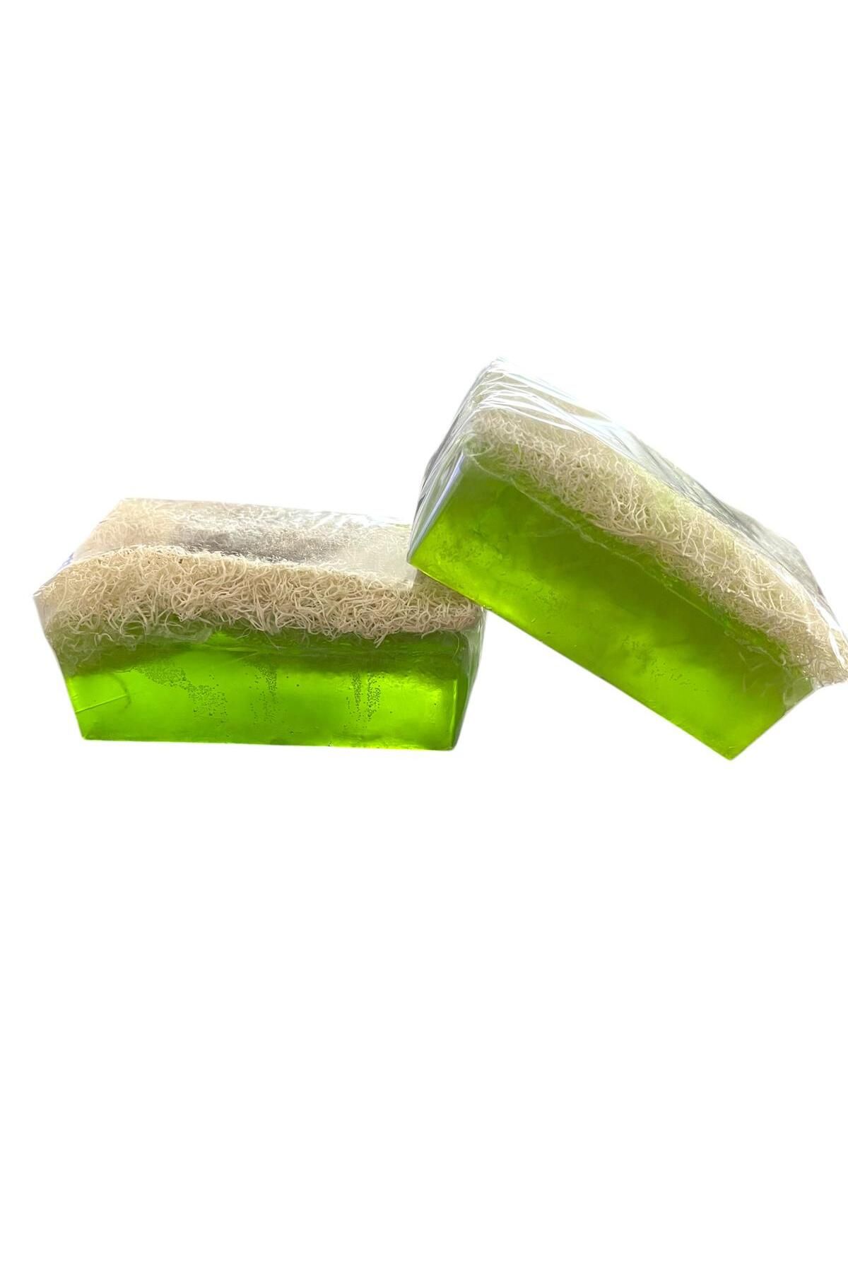 ALJEN ORGANİC Doğal Kabak Lifli Aloevera’lı Sabun 130 gr (1 ADET)