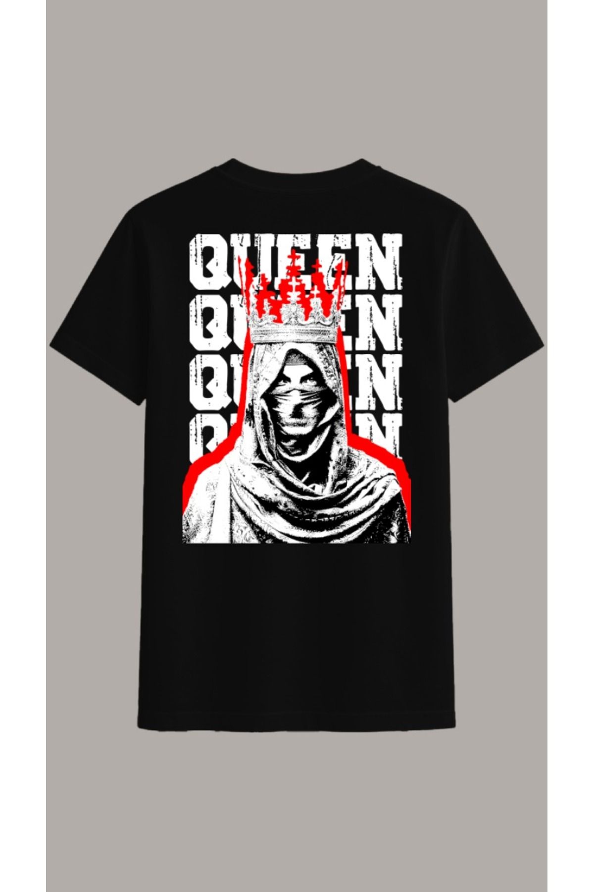 Vigor Wear QUEEN Baskılı Oversize T-Shirt