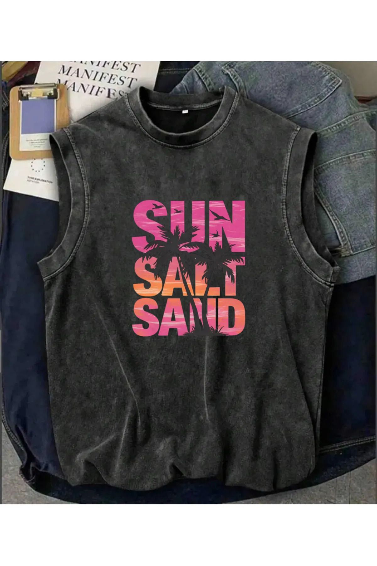 1blood Holiday Line Sun Salt Sand Unisex Vintage Eskitme Atlet