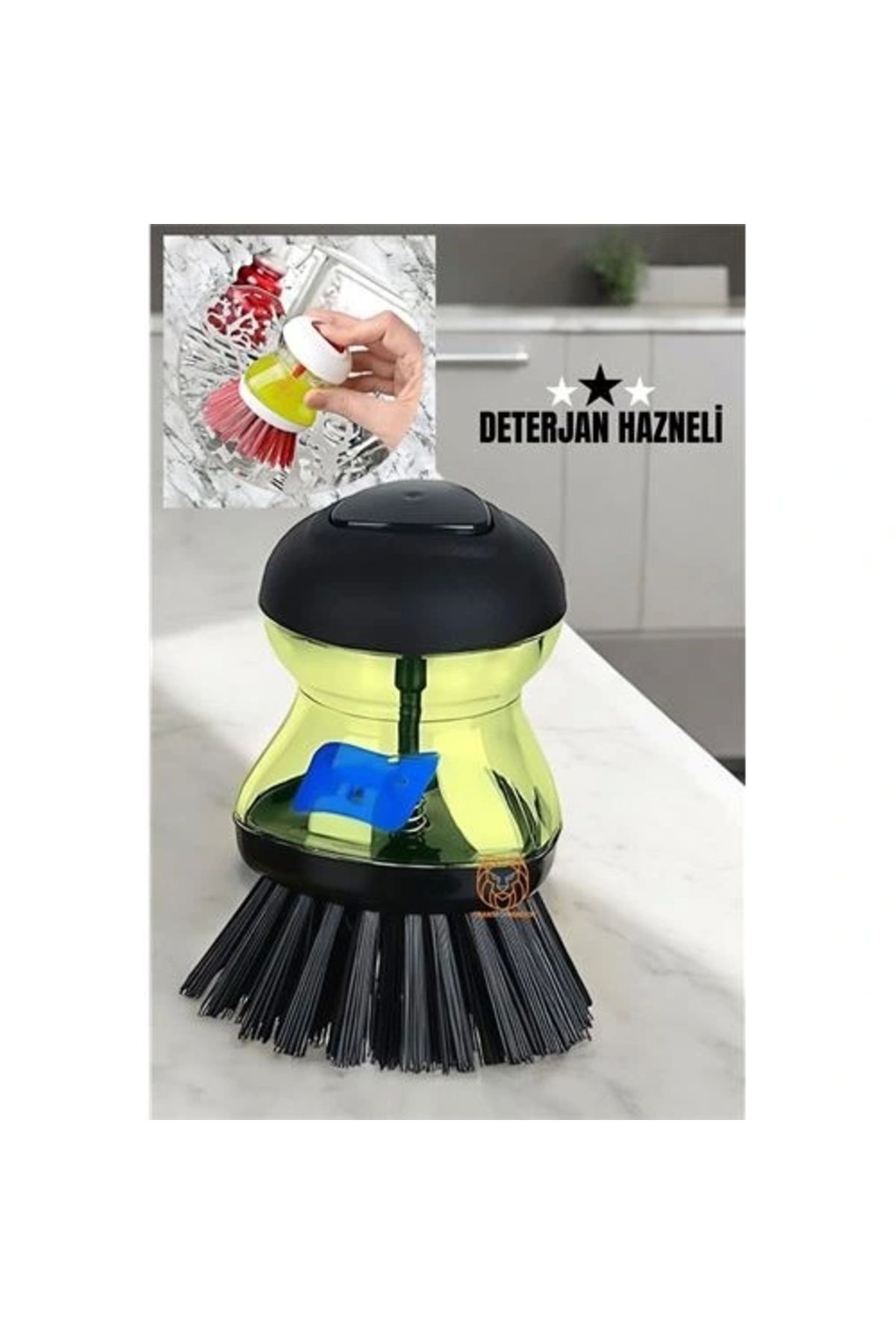 OurStyles Bulaşık Fırçası Deterjan Hazneli
