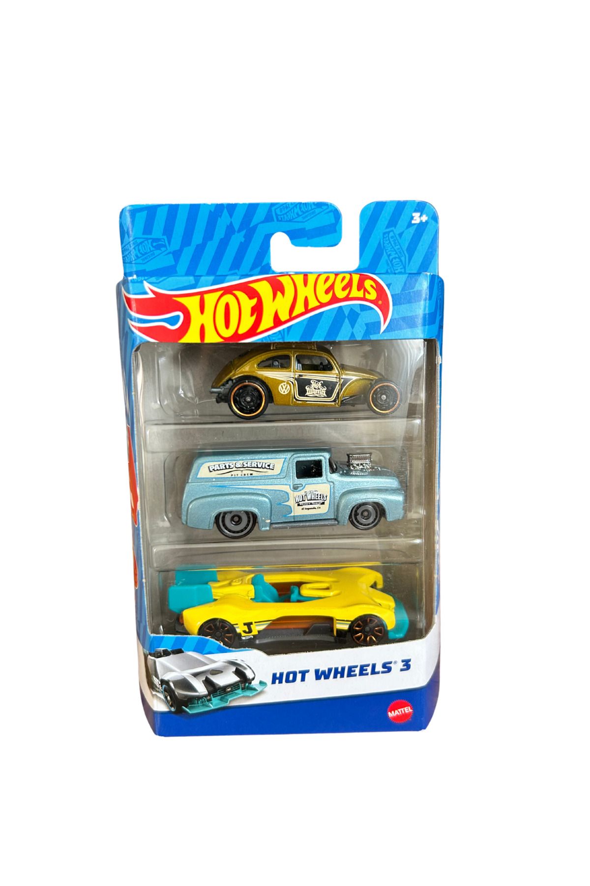 HOT WHEELS 3LÜ ARABA SETİ