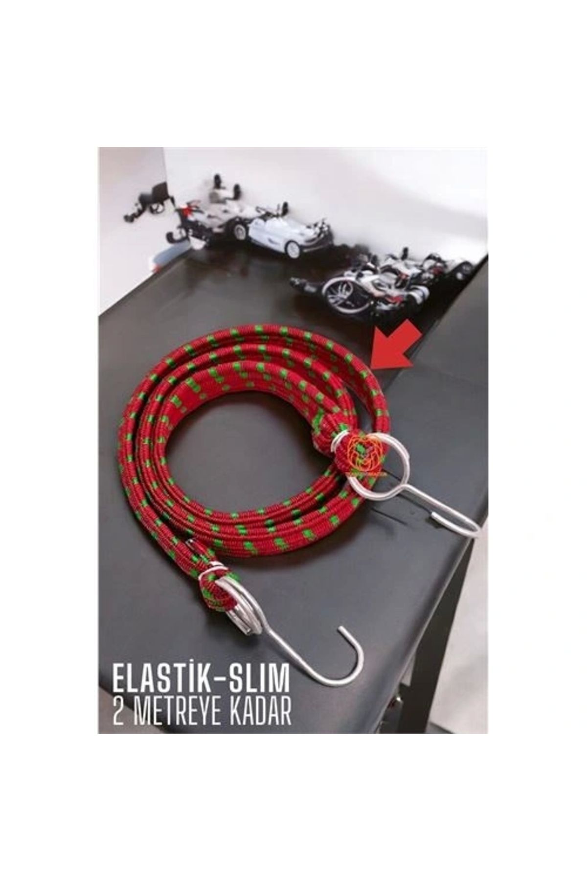 OurStyles Gergili Bagaj Lastiği 2 Kancalı 80 den 2 metreye
