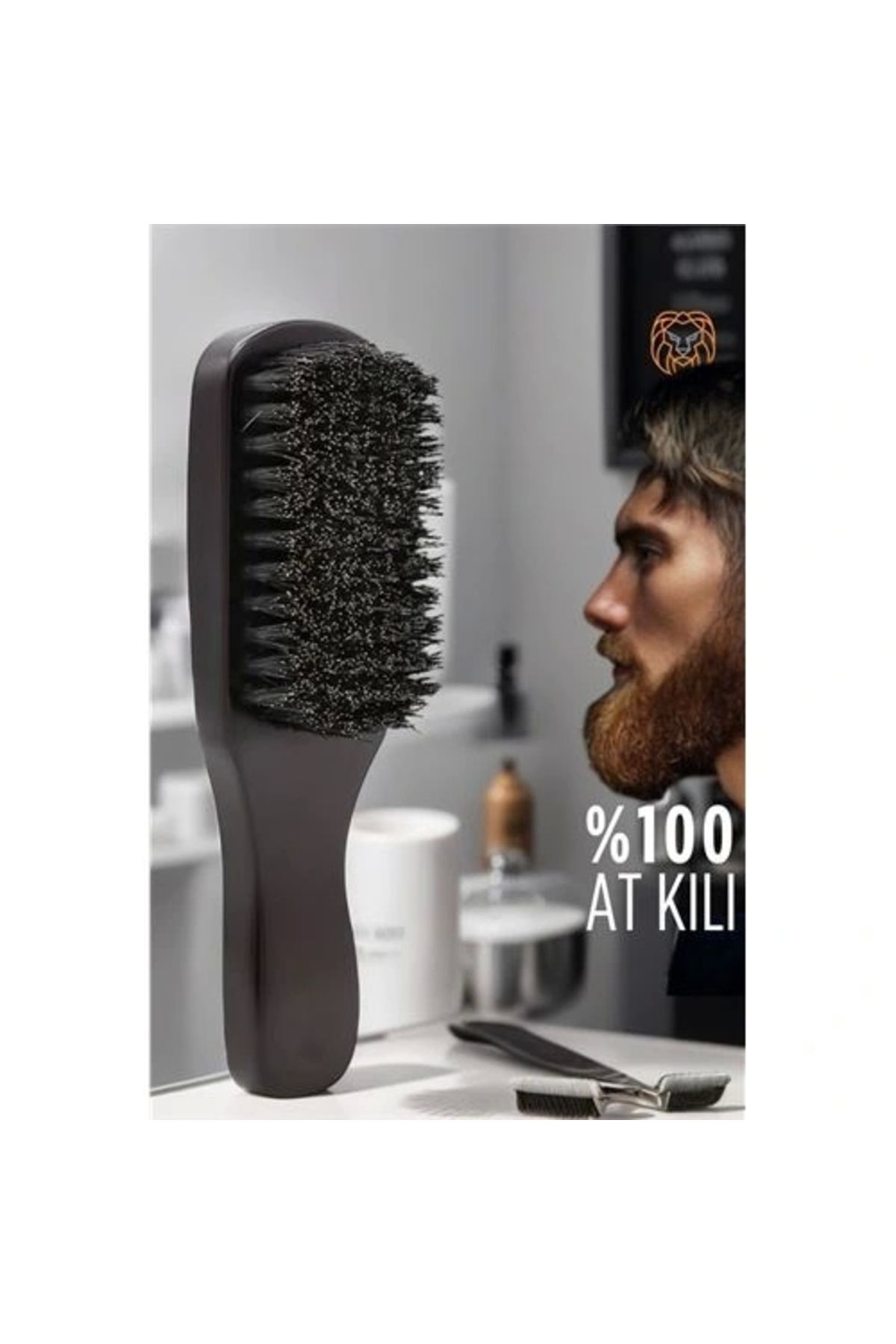 OurStyles Nano Sakal Tarama Fırçası At Kılı Absolute Professional