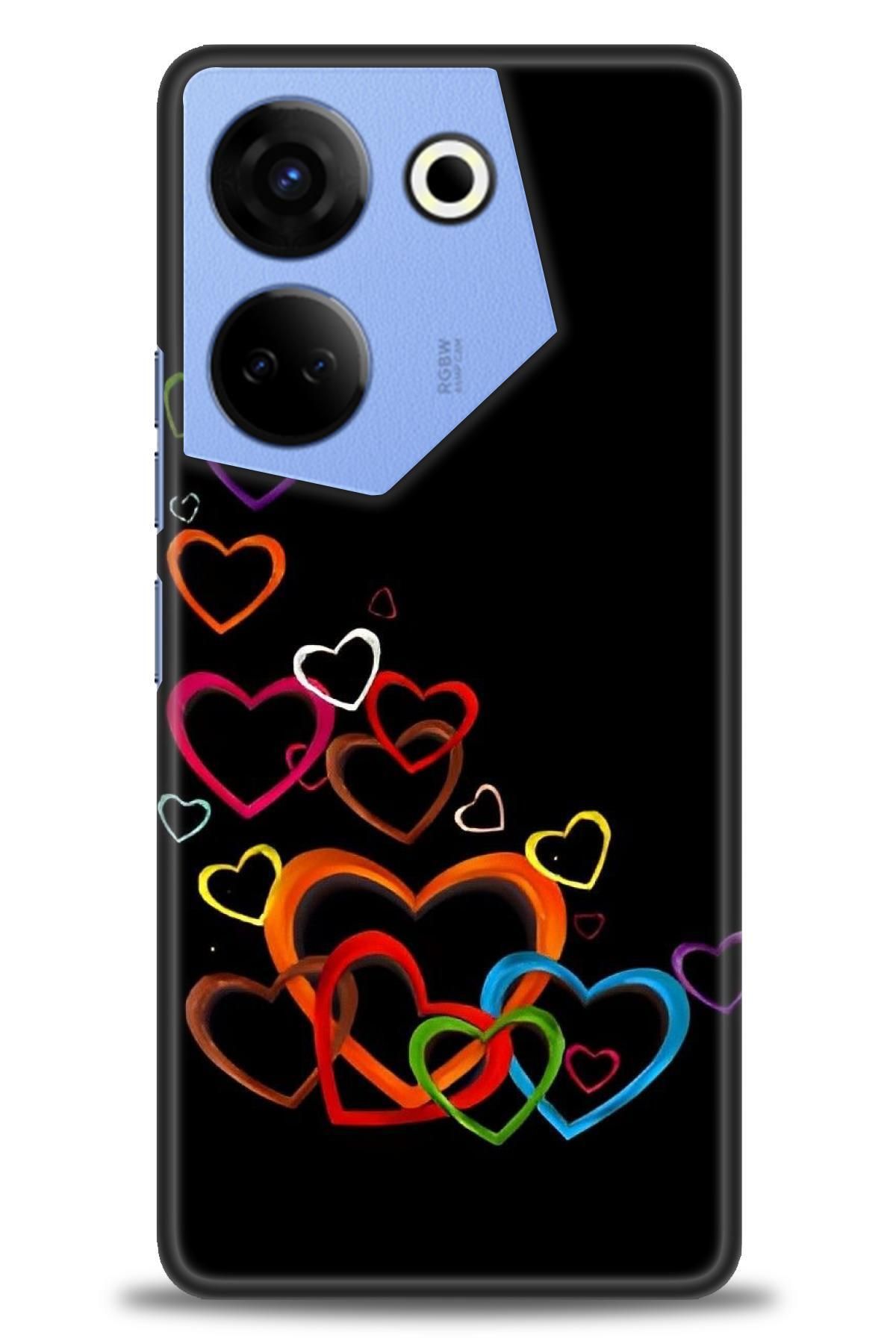 TECNO Camon 20 Pro 4G (CK7n)İle Uyumlu HD Baskılı Kılıf - Karışık Seri - 112