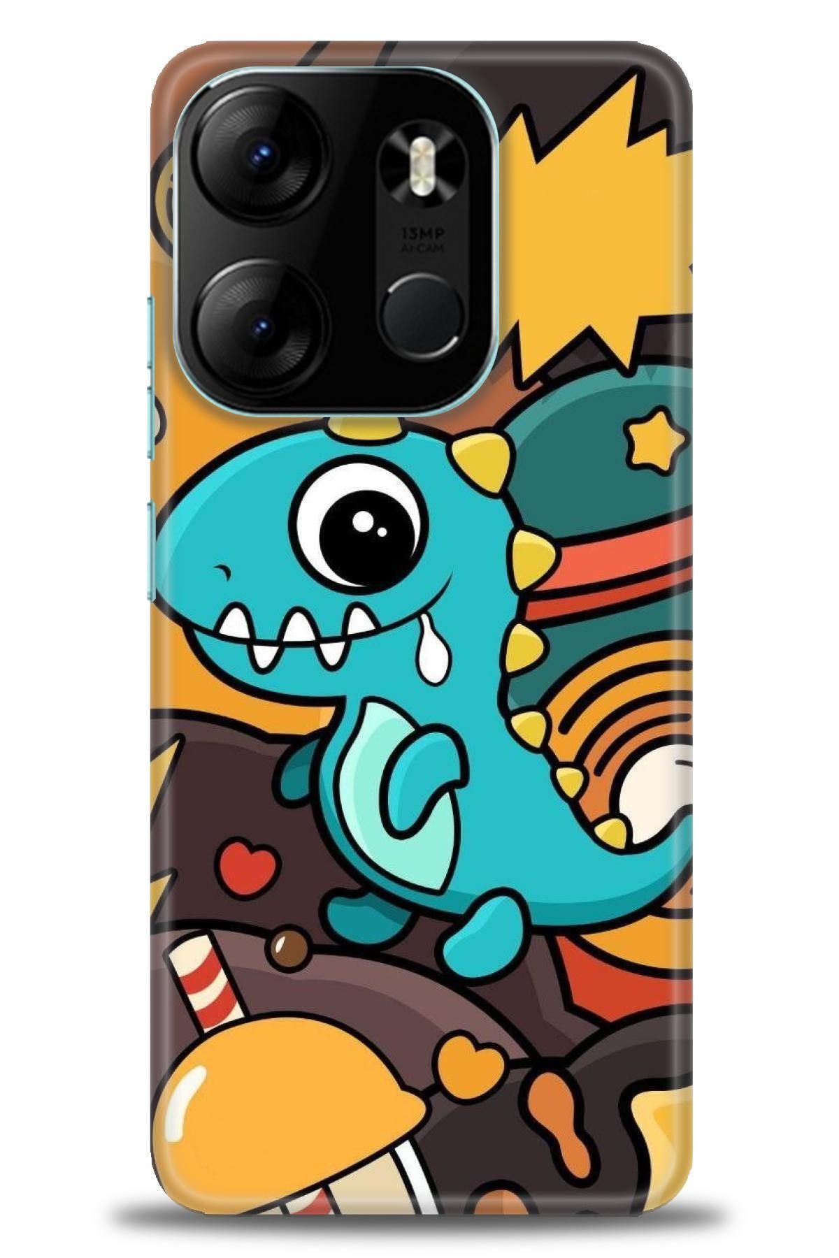 TECNO Spark Go 2023 İle Uyumlu HD Baskılı Kılıf - Karışık Seri - 682