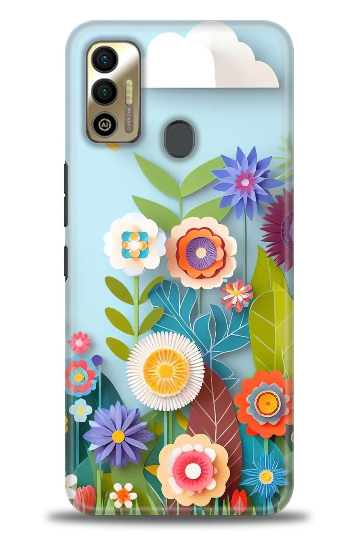 TECNO Spark 7 / 7T İle Uyumlu HD Baskılı Kılıf - Karışık Seri - 352