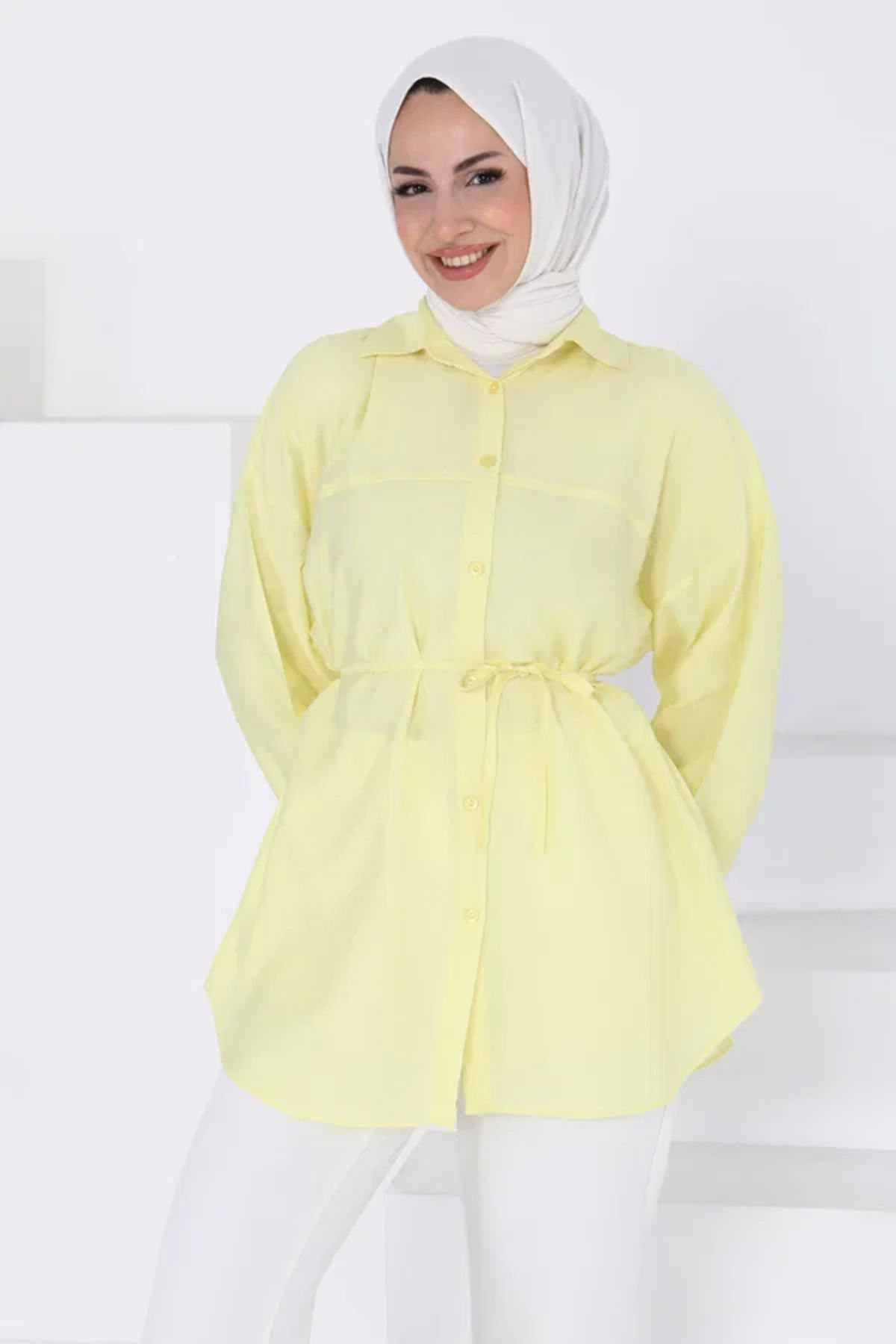 Butik Omuz Bağlama Detaylı Tunik