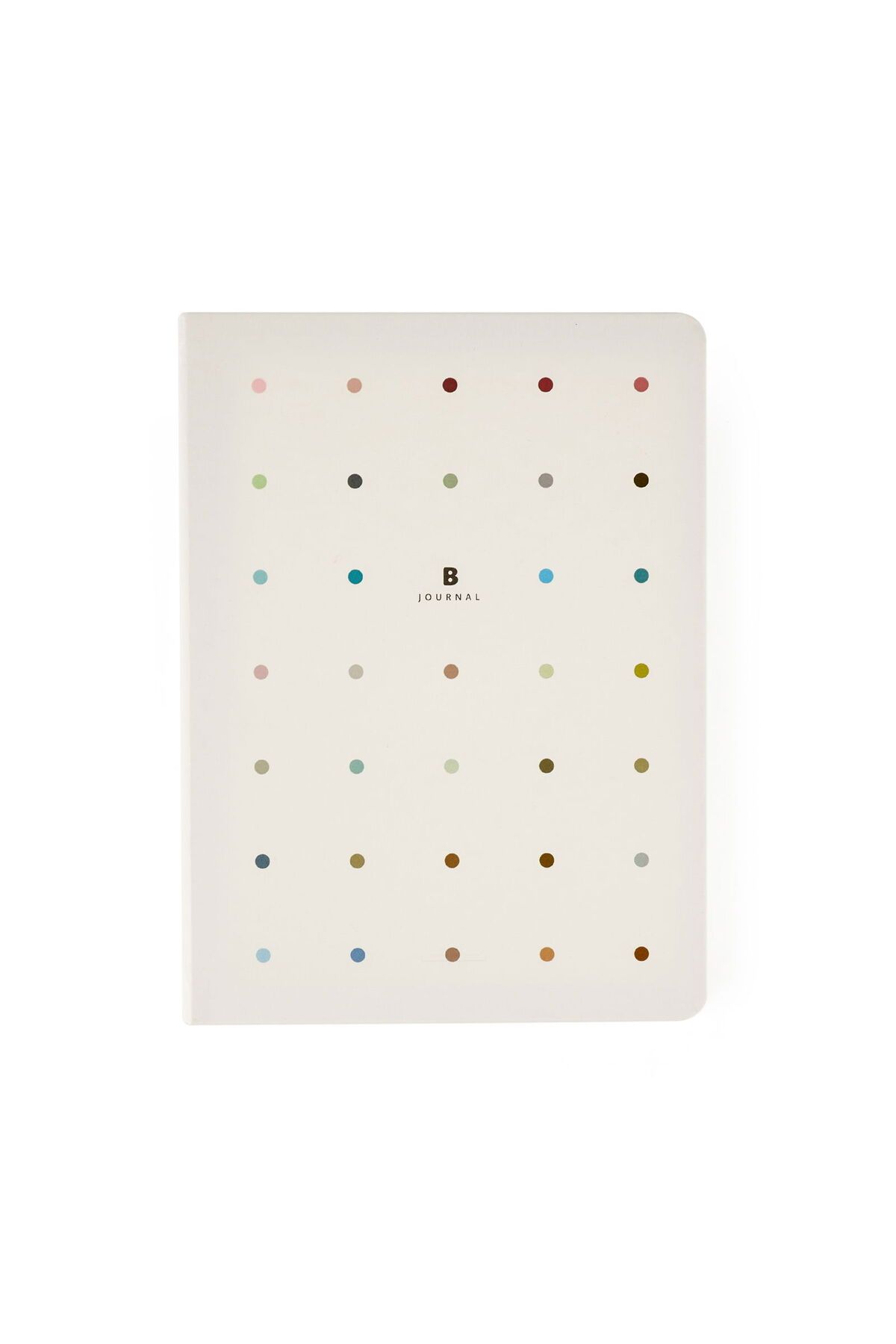 ASPARTAM Color 80 Yaprak Noktalı Ciltli Defter - Beyaz - 21 cm