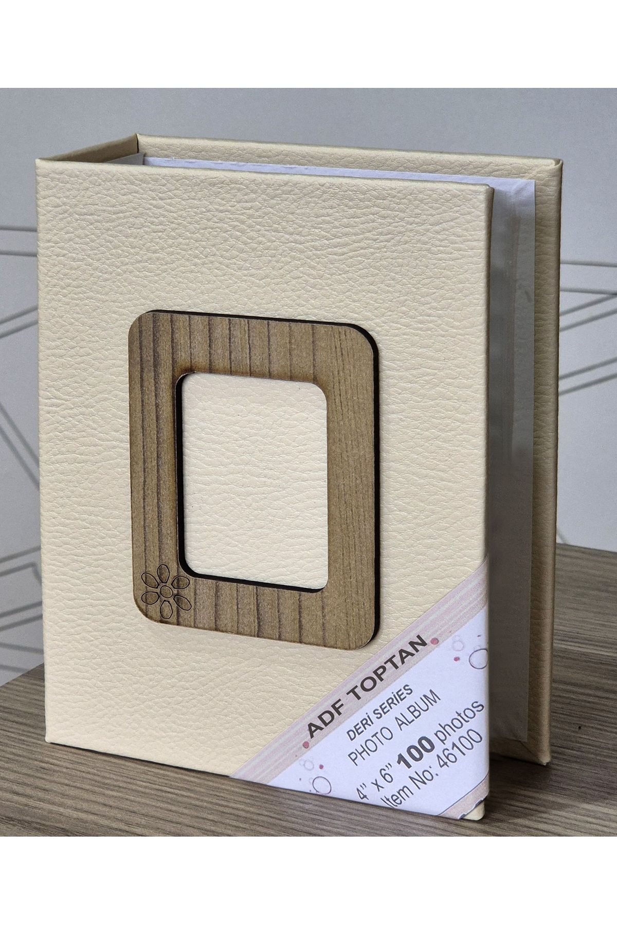 ADF TOPTAN 10x15cm 100'lük Deri Kapak Fotoğraf Albümü
