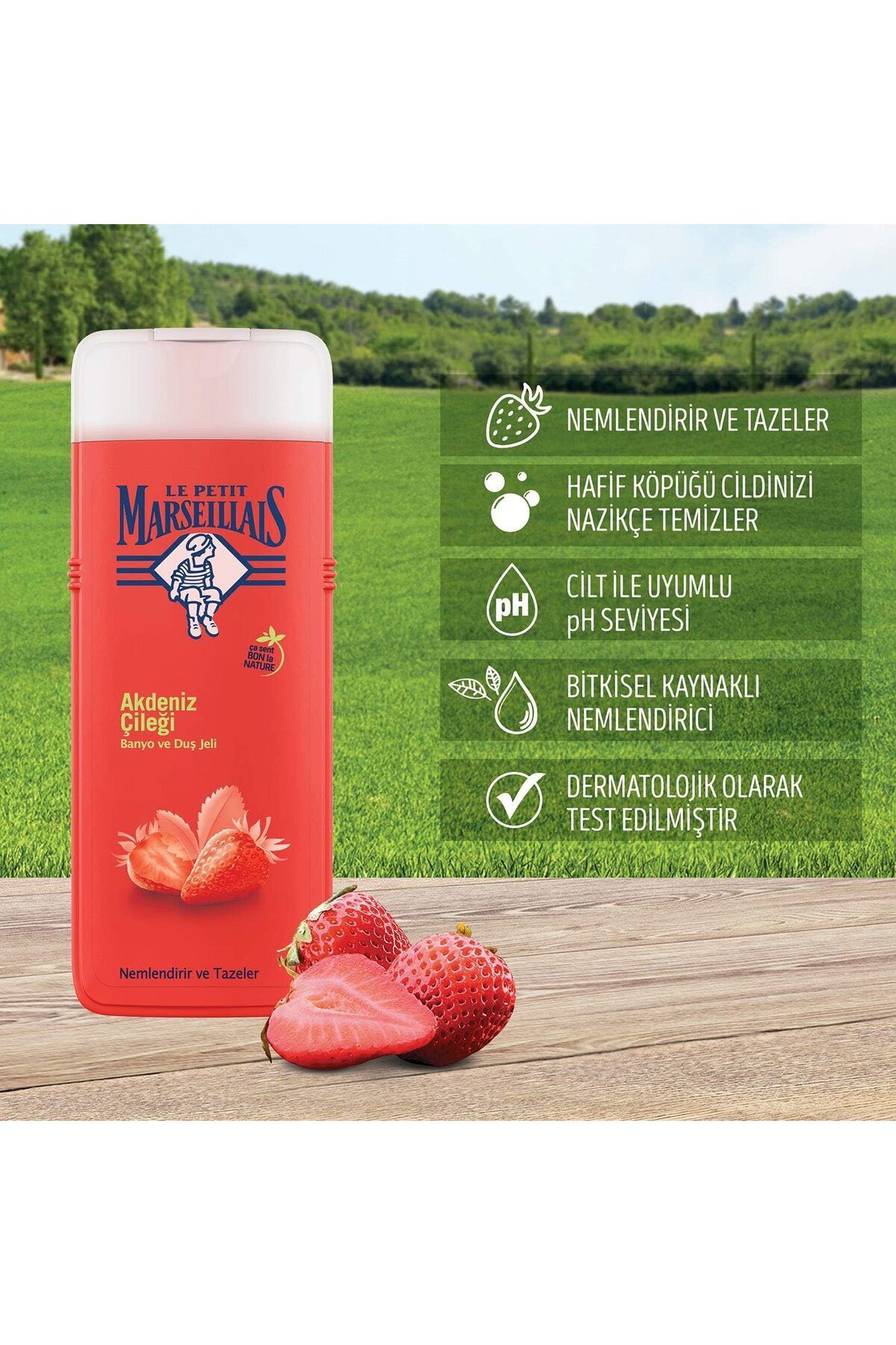 Le Petite Le Petit Marseillais Duş Jeli Organik Akdeniz Çileği (400 ml)