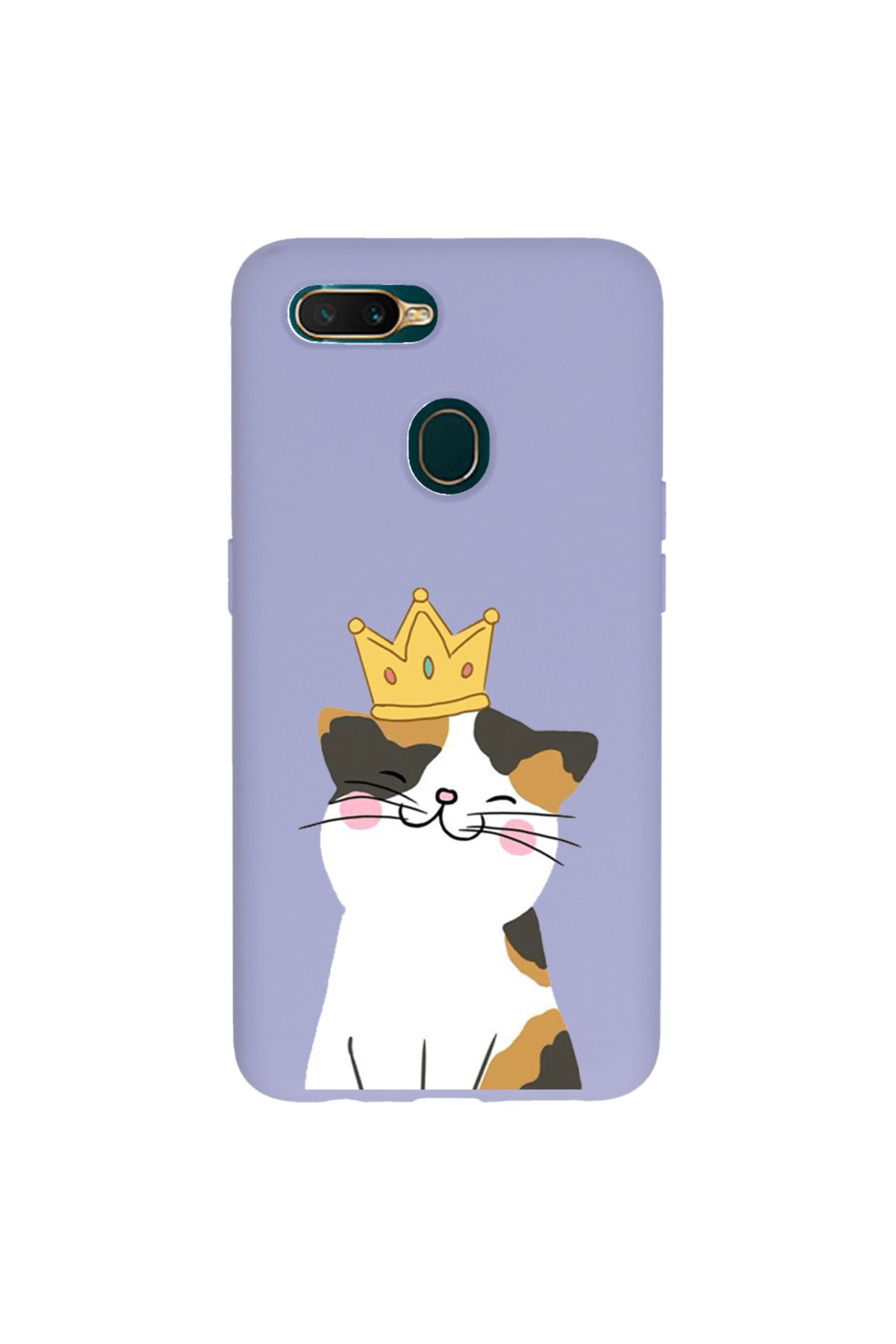 Royaleks Oppo A15 Lansman Kılıf - Kedi