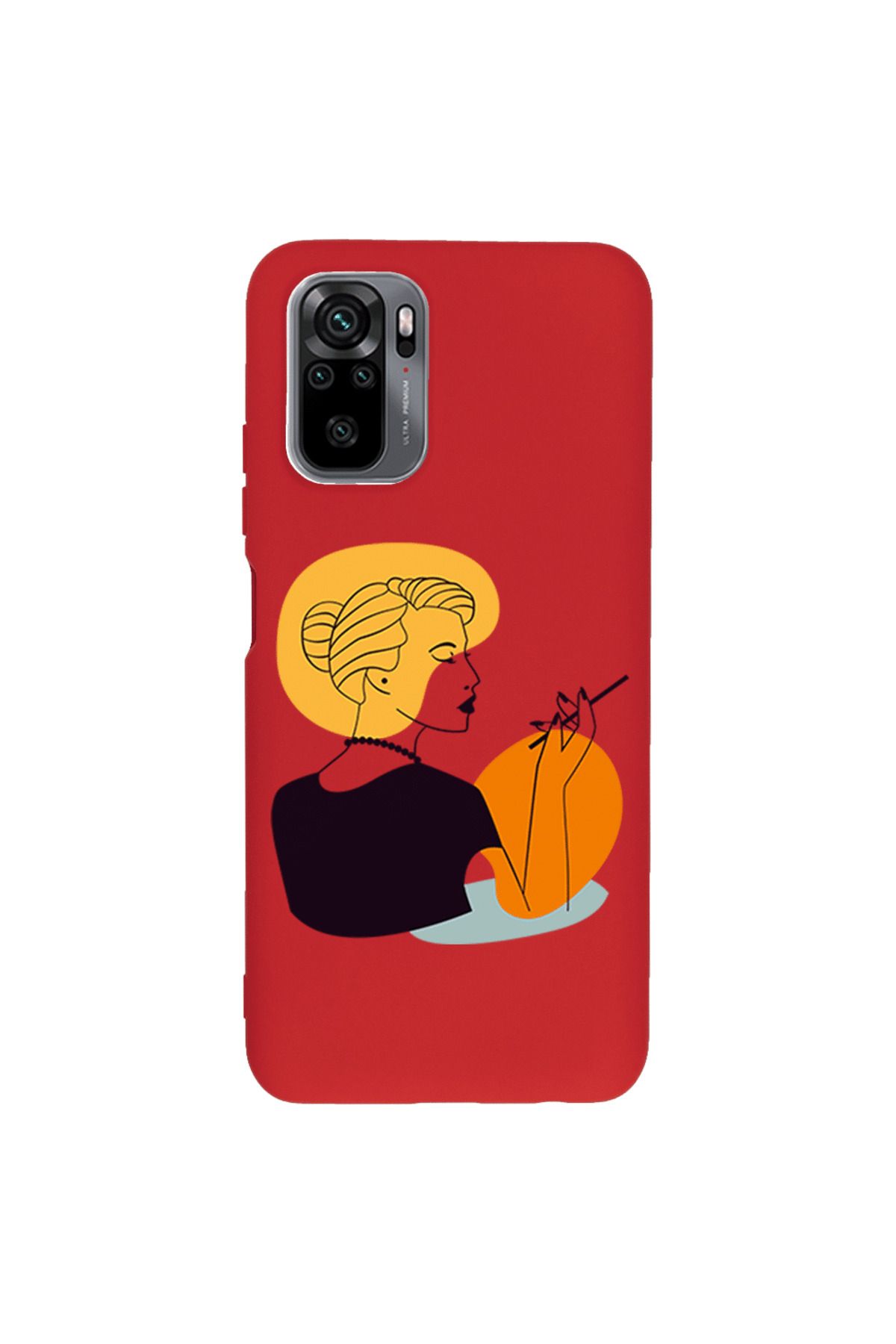 Royaleks Xiaomi Redmi Note 10 Lansman Kılıf - Art Woman 2