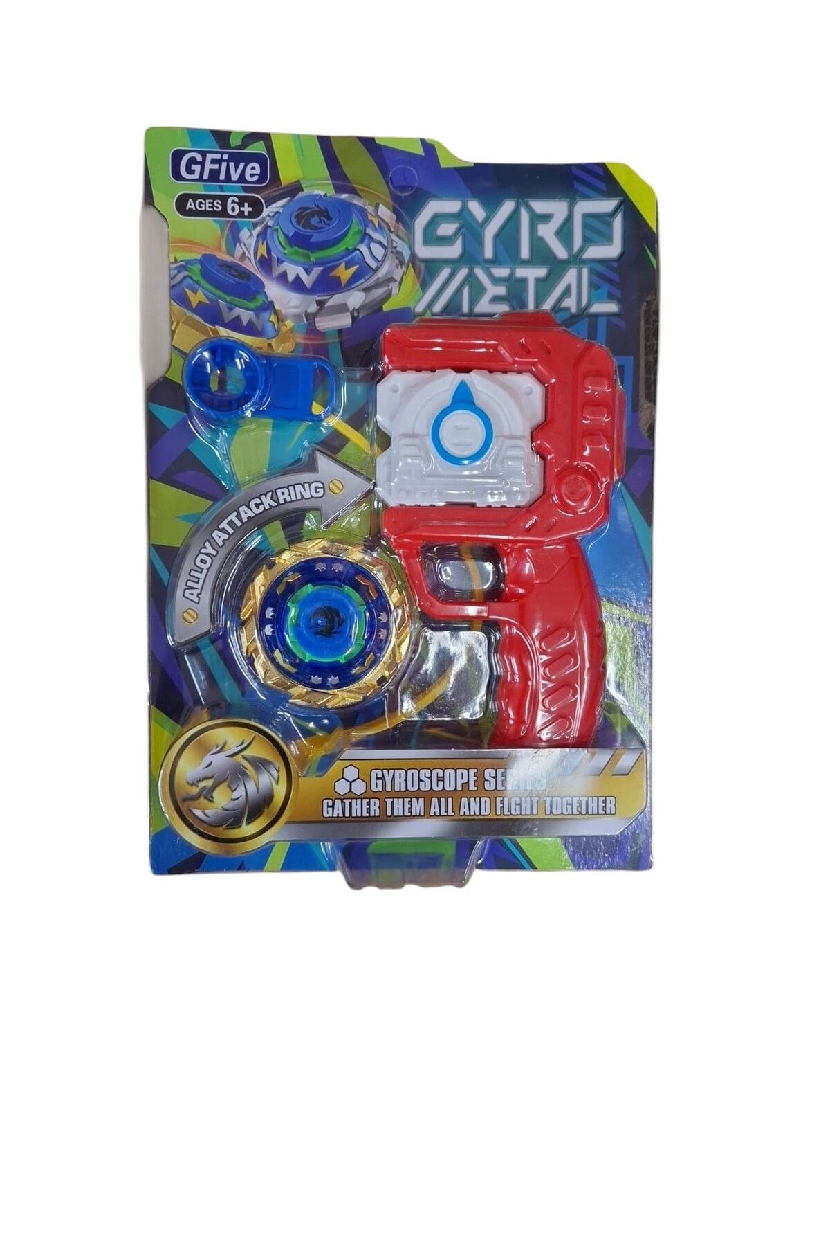osman kızılkaya KZL BEYBLADE GF1204A GYRO METAL KARTELA 6+