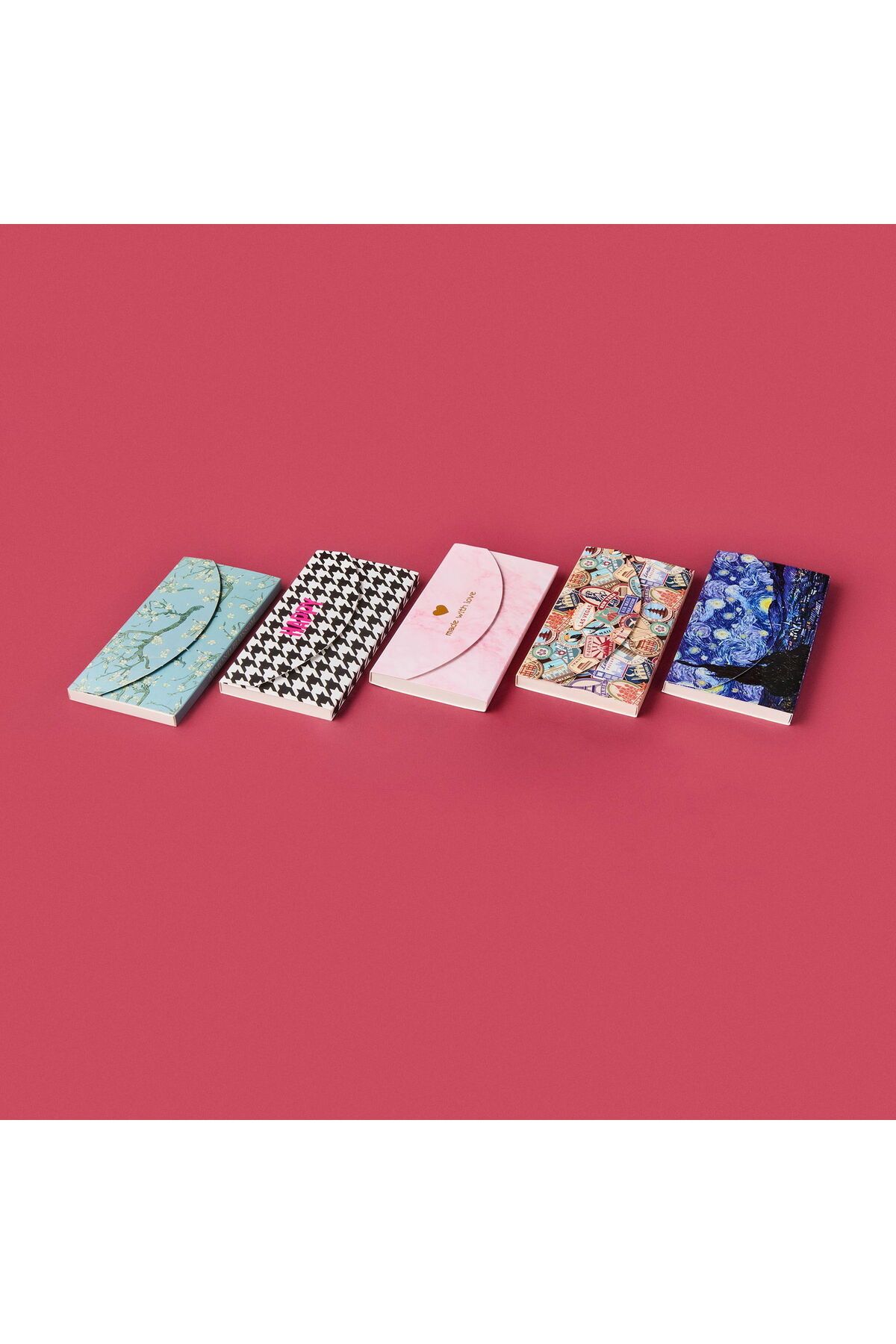 ASPARTAM 160 Sayfa Desenli Zarf Defter -