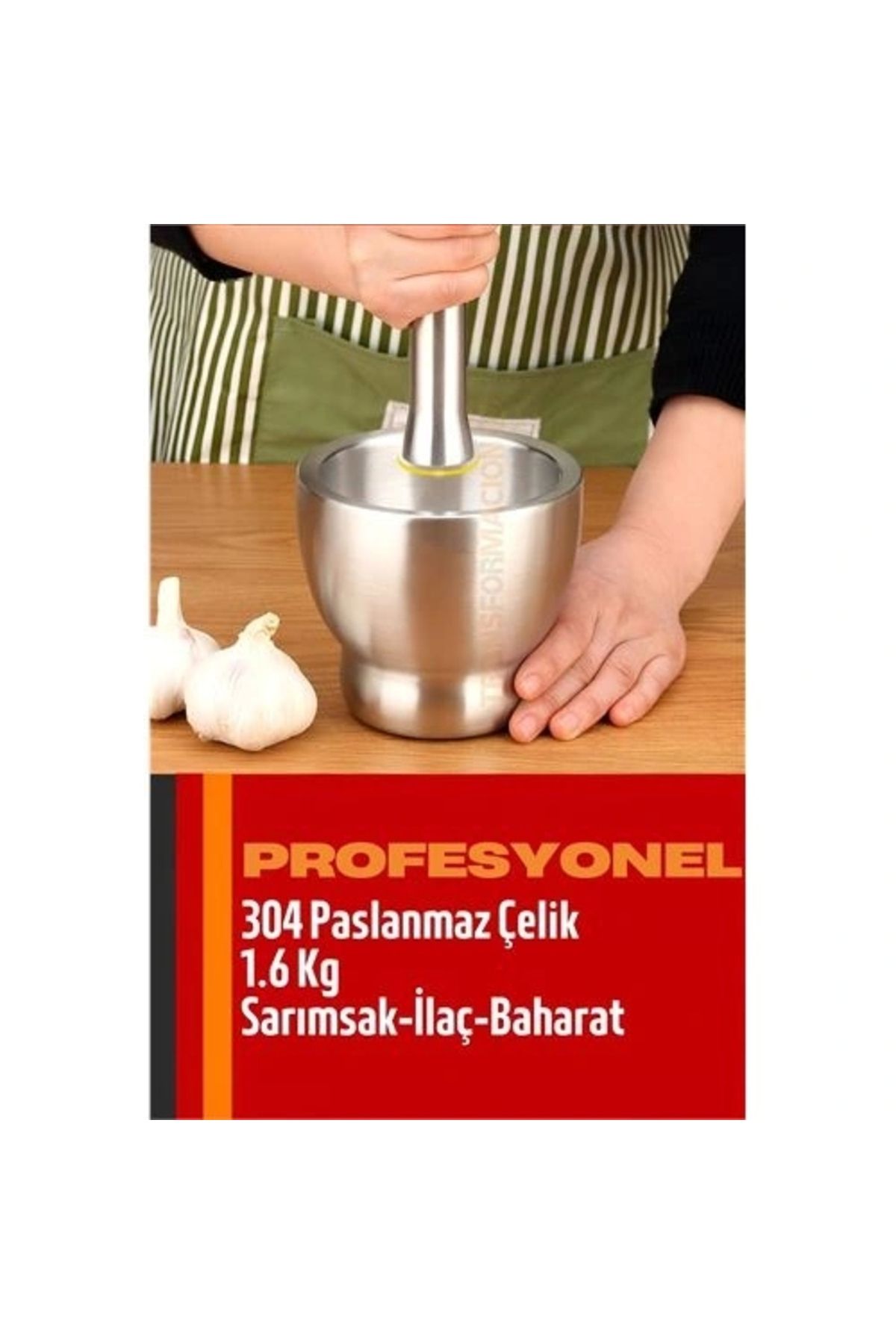 OurStyles Sarımsak Ezici Sarımsak Havanı 304 Paslanmaz Çelik Baharat İlaç Ezici - şık tasarım