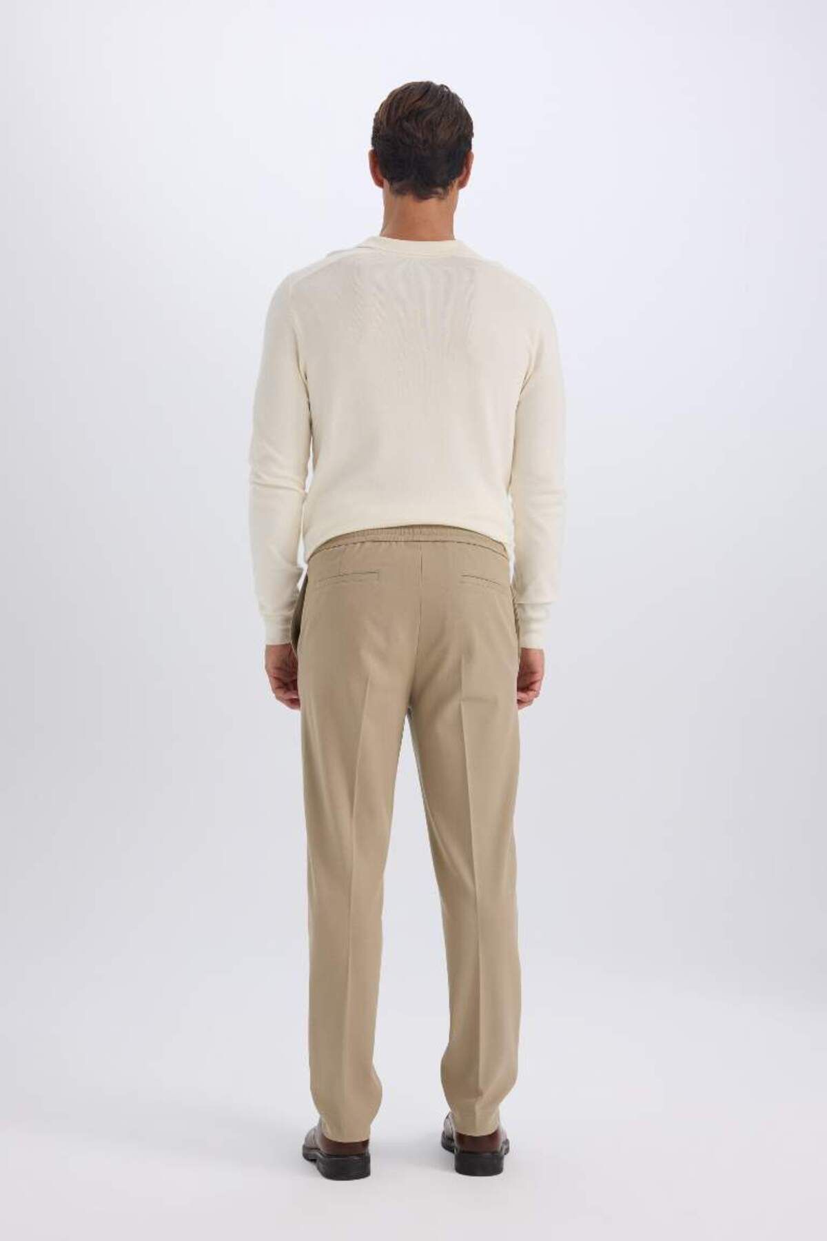 DeFacto-Summer Fabric Jogger Pants with Lacing at the Waist Elastic Straight Leg Stretching in All Directions with Pockets A9943Ax25Sp 6