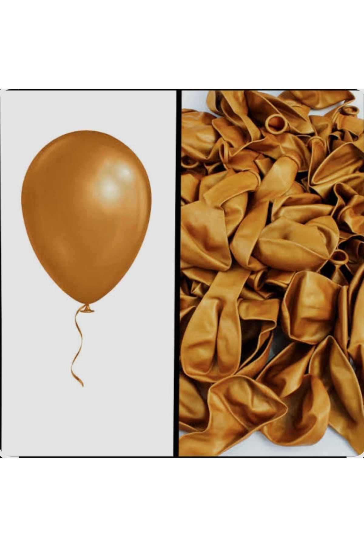 B&K süs ve tasarım 25 adet gold metalik balon