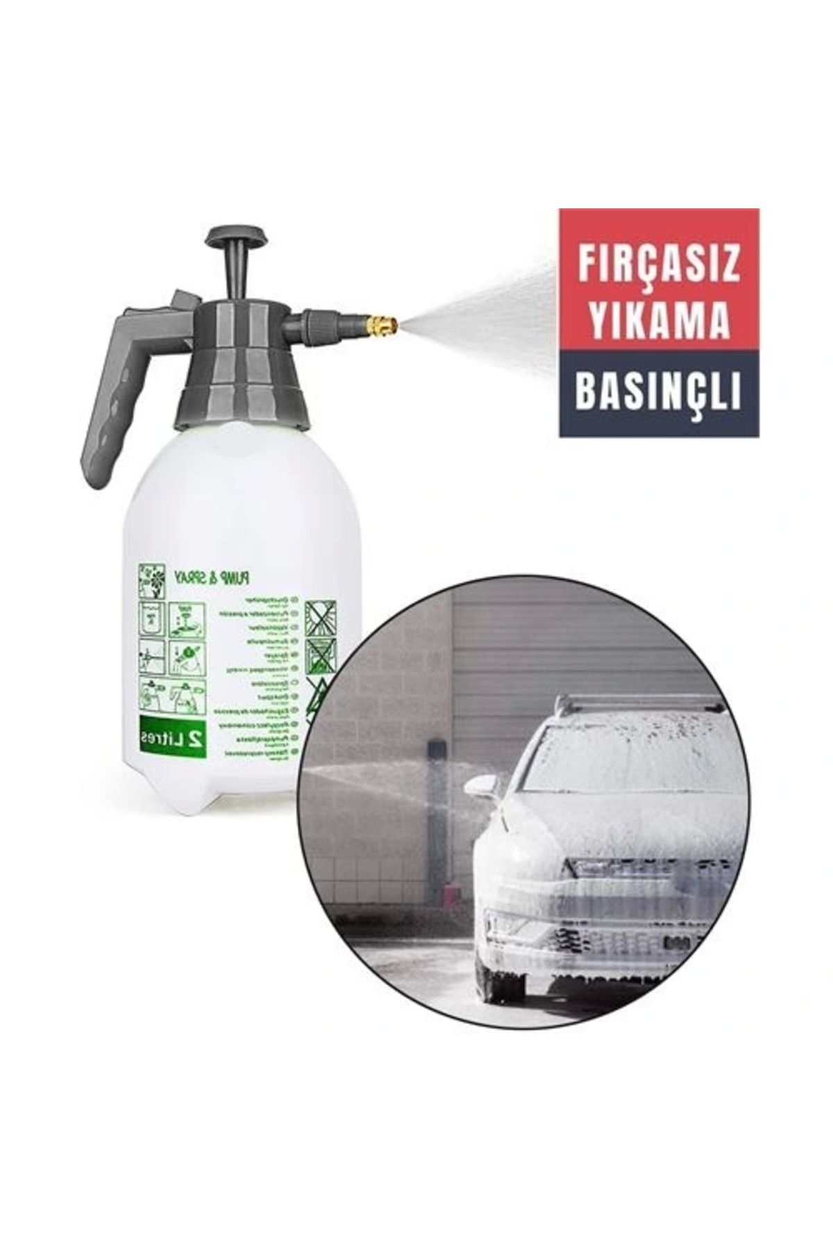 OurStyles Tronic Basınçlı Köpük Püskürtme Yıkama Sprey Şişe
