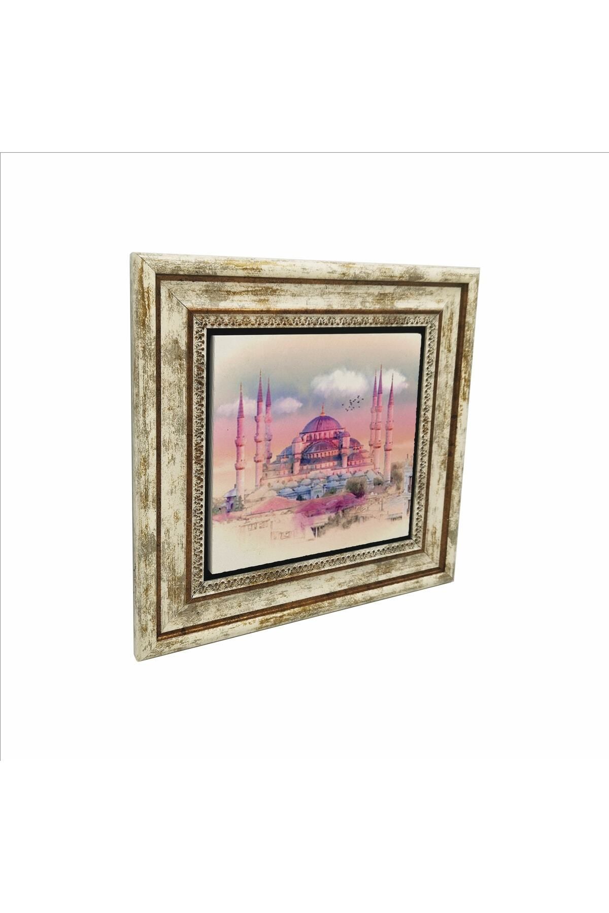 Souvenest Sultanahmet Camii Baskılı Doğaltaş Tablo 25cmx25cm Krt-012