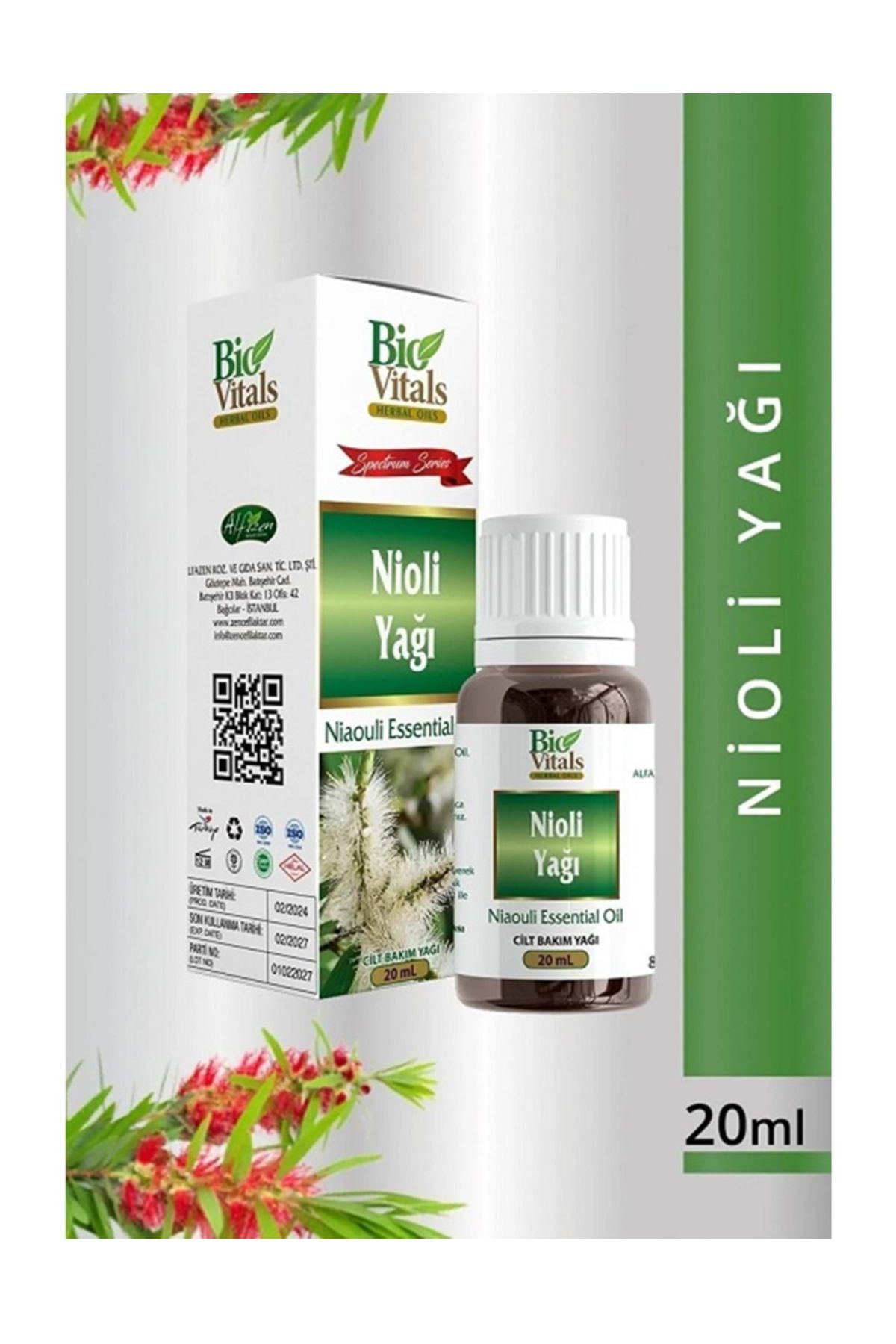 GÜNEŞ DEPO Nioli yağı 20 ml bio vitalss